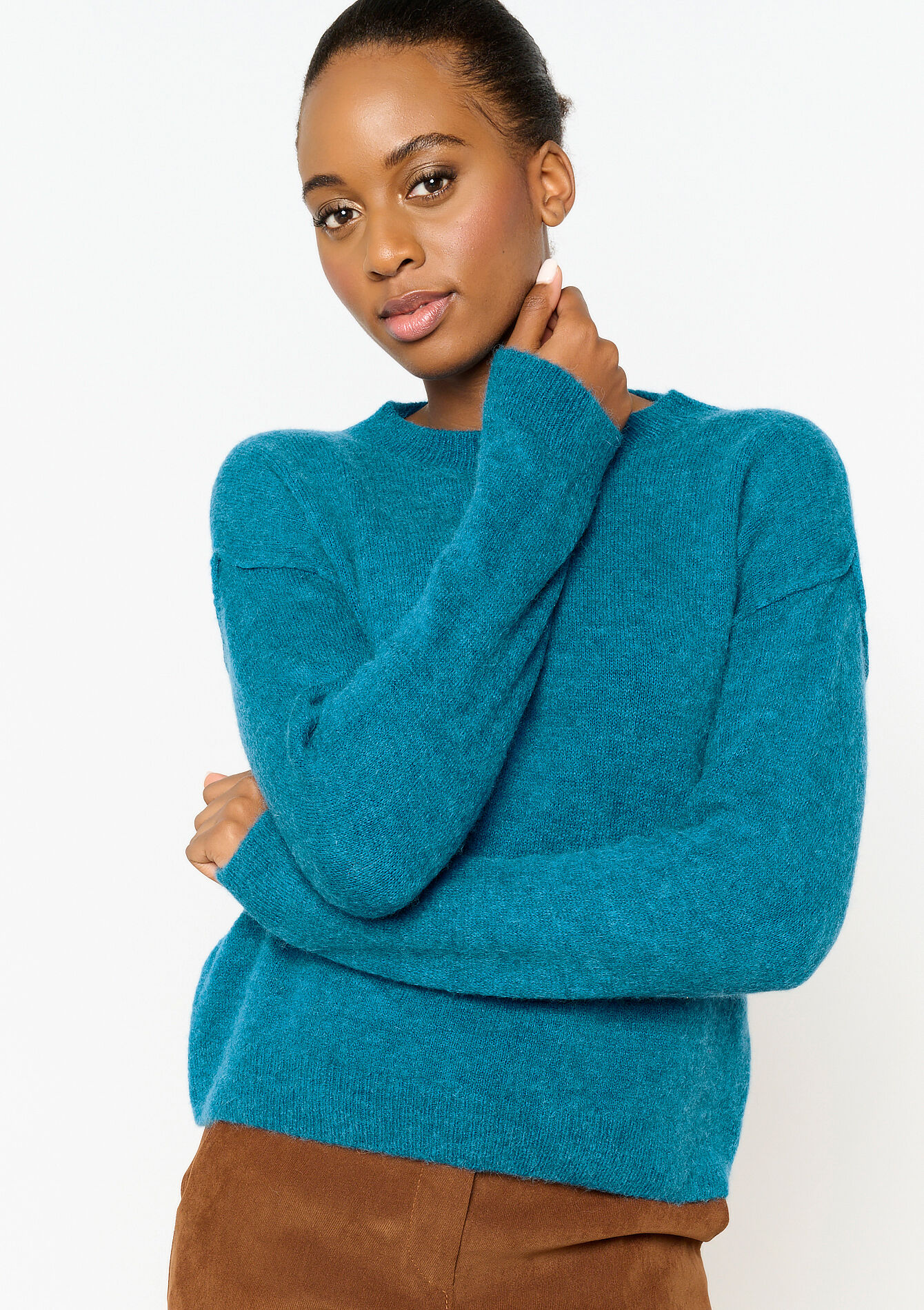 Pullover en laine alpaga, Pullover en laine alpaga - BLUE DUCK - 04006383_2922