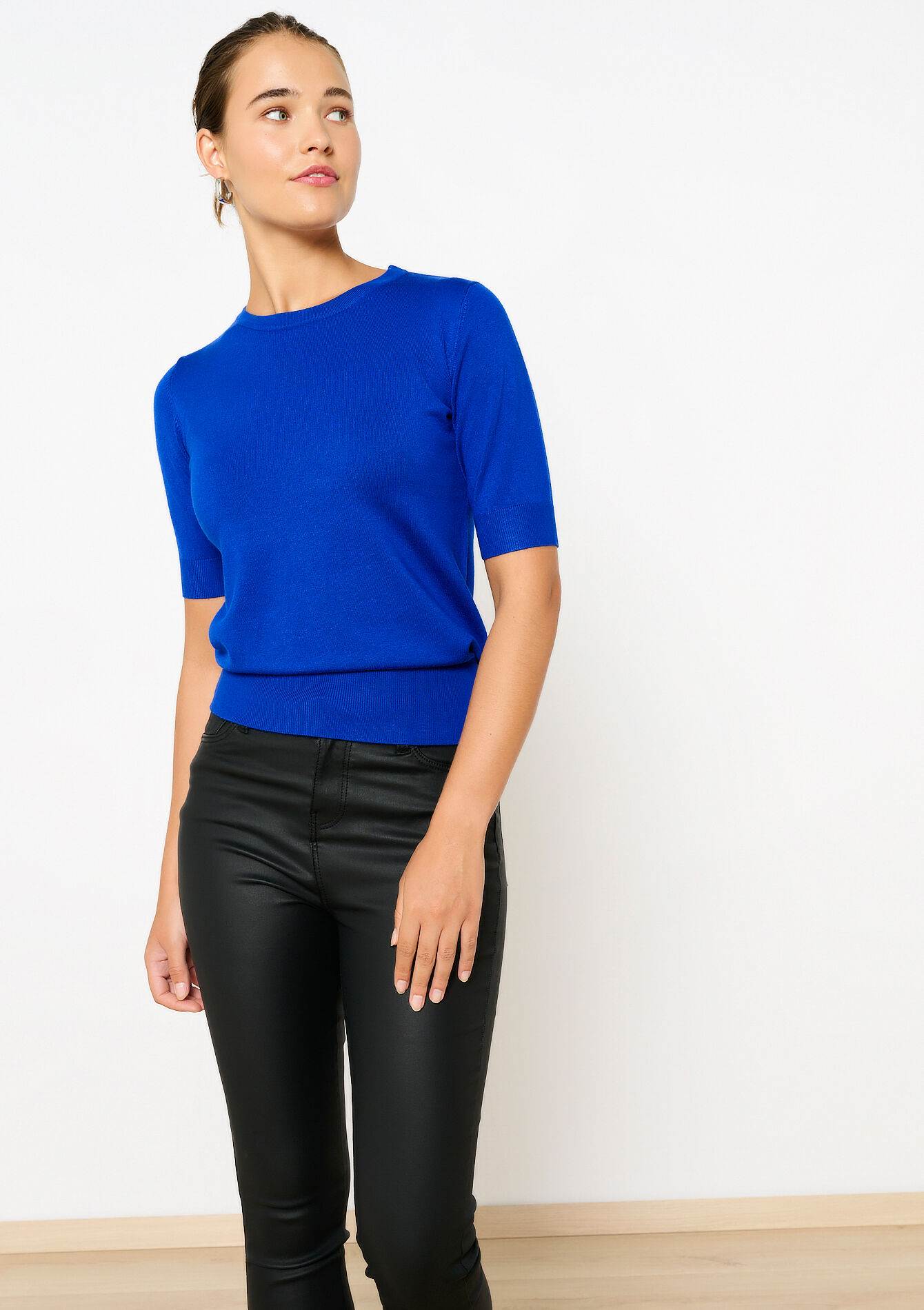 Pullover à manches courtes, undefined - ELECTRIC BLUE - undefined