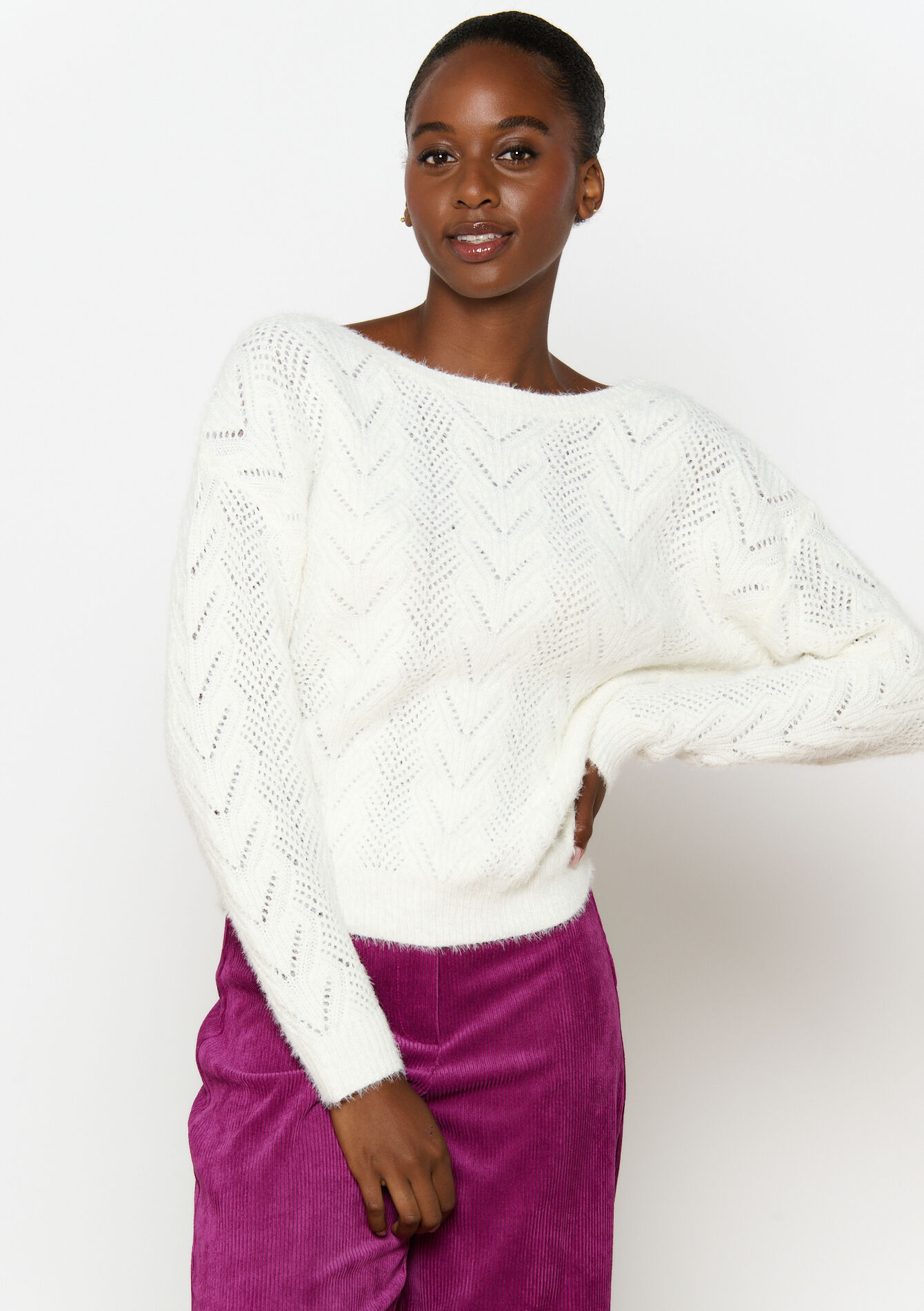 Openwork sweater, undefined - OFFWHITE - undefined
