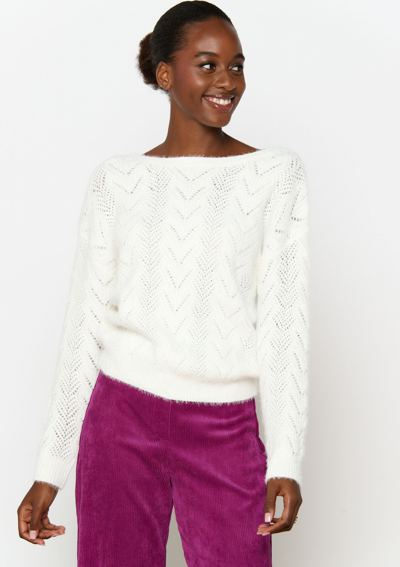 Openwork sweater, undefined - OFFWHITE - undefined
