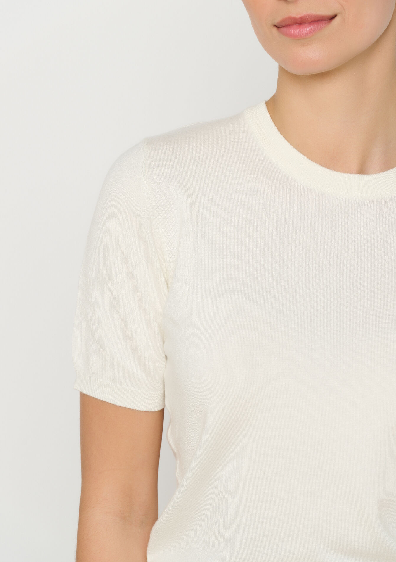 Short sleeve sweater, undefined - OFFWHITE - undefined