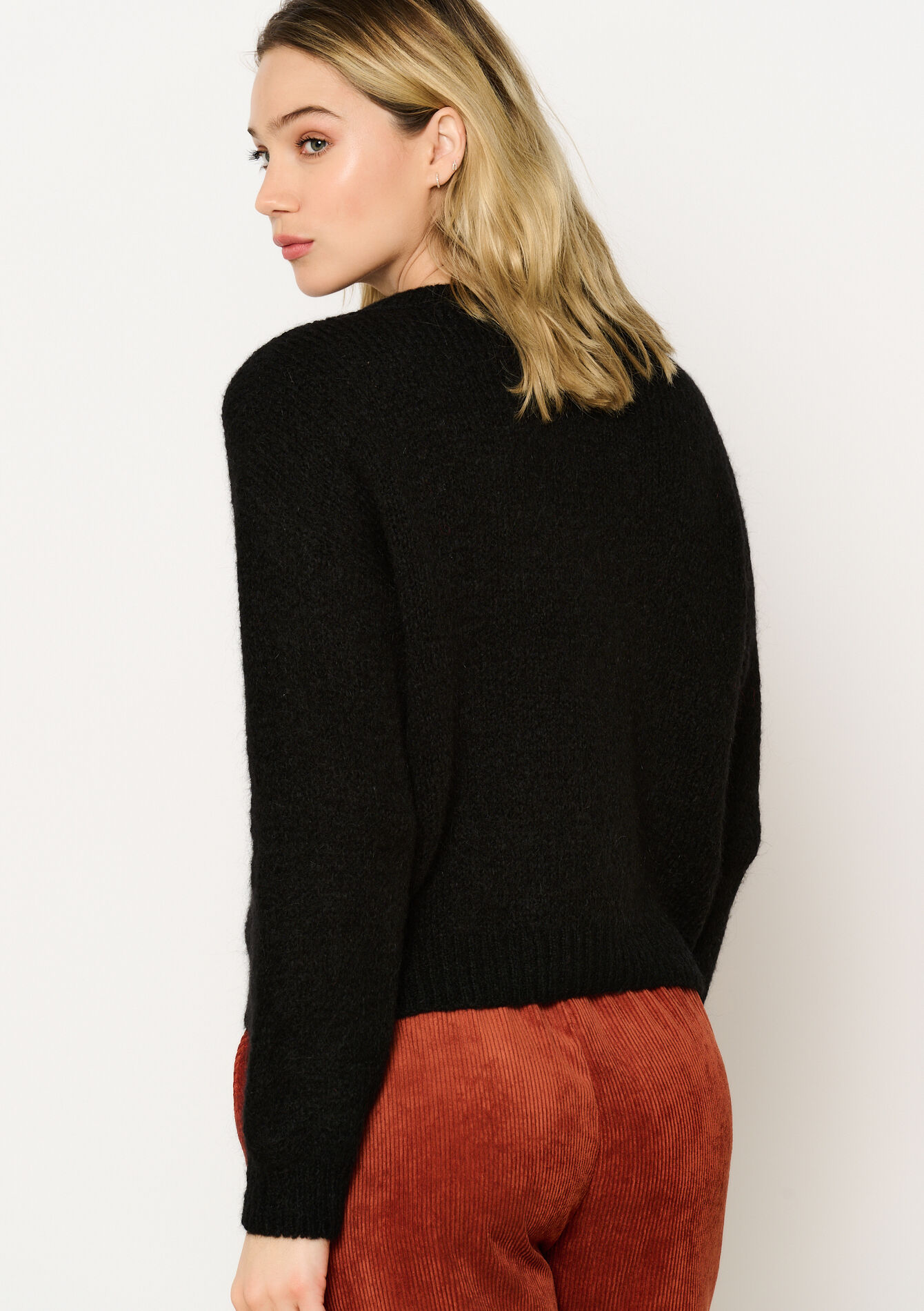 Pull en mohair, Pull en mohair - BLACK - 04006828_1119
