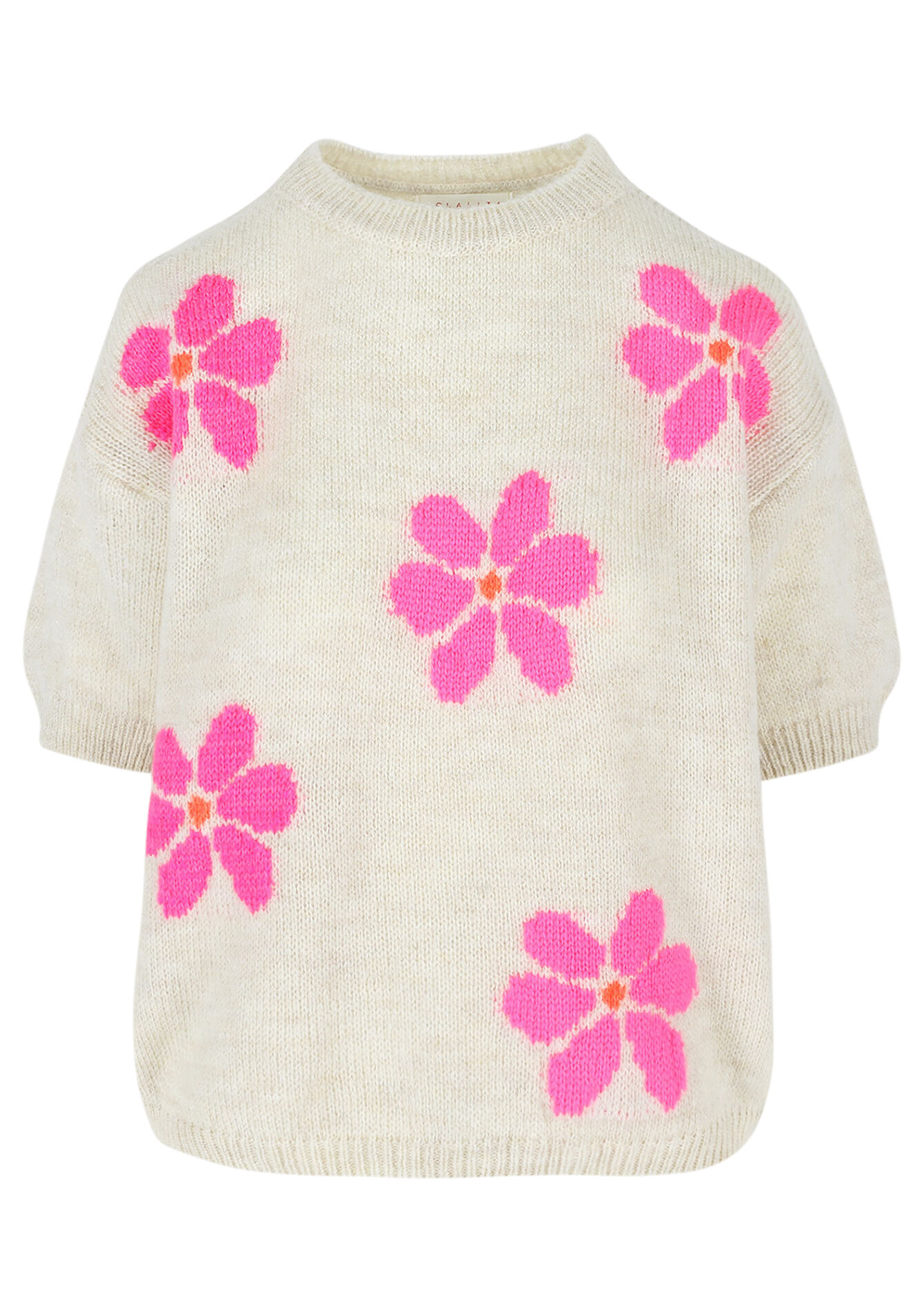 Trui met bloemen, Trui met bloemen - VANILLA WHITE - 04006869_1013