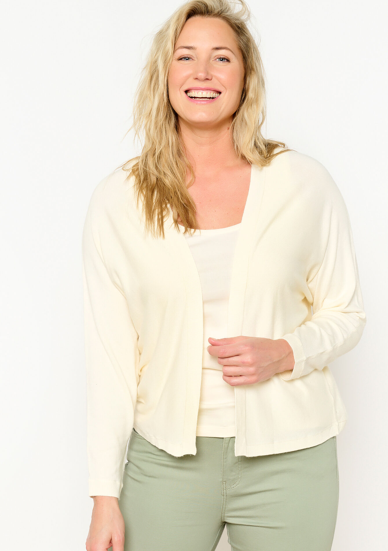 Cardigan met vleermuismouwen, Cardigan met vleermuismouwen, , back
