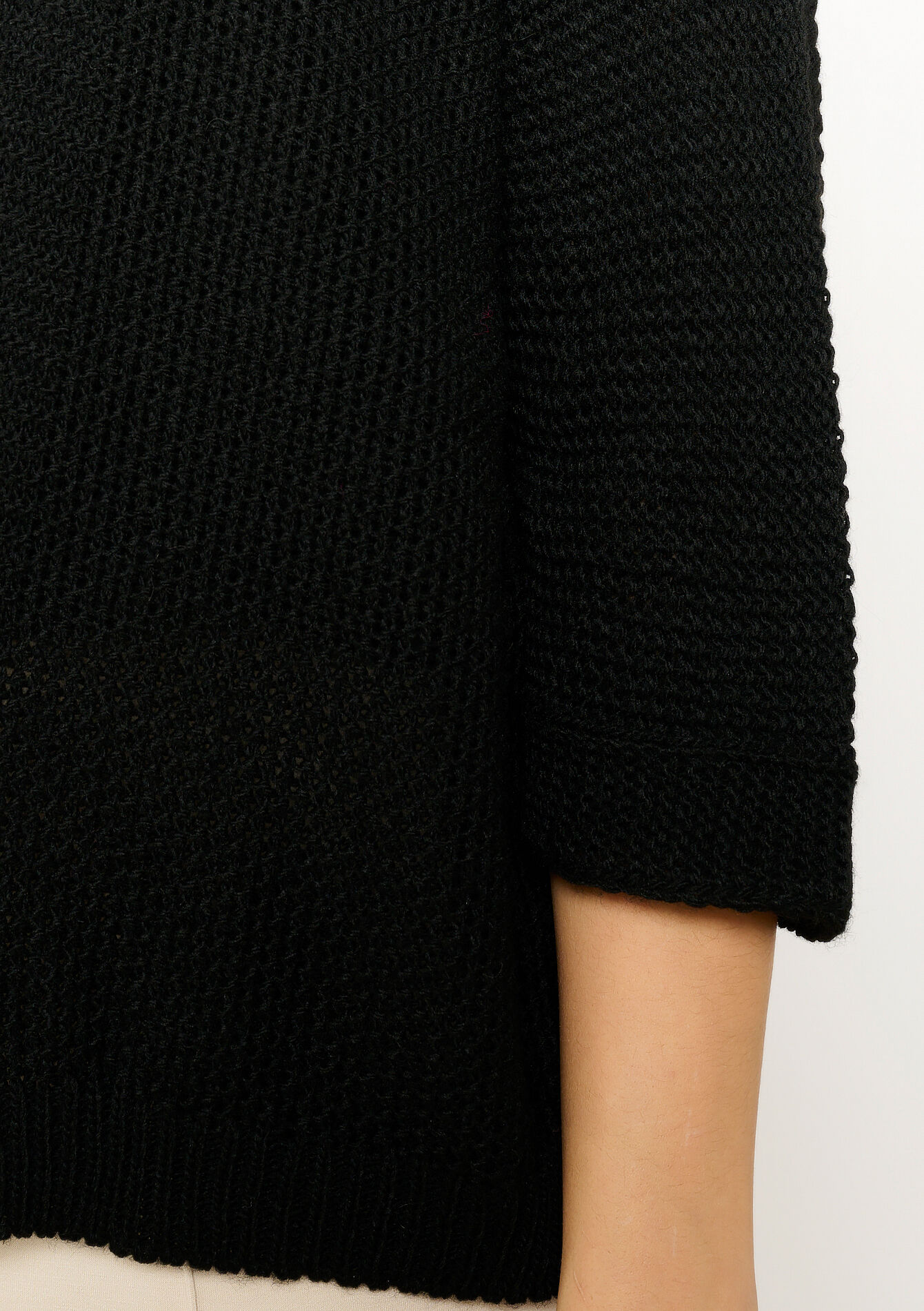 Cardigan met vleermuismouwen, Cardigan met vleermuismouwen - BLACK - 04101272_1119