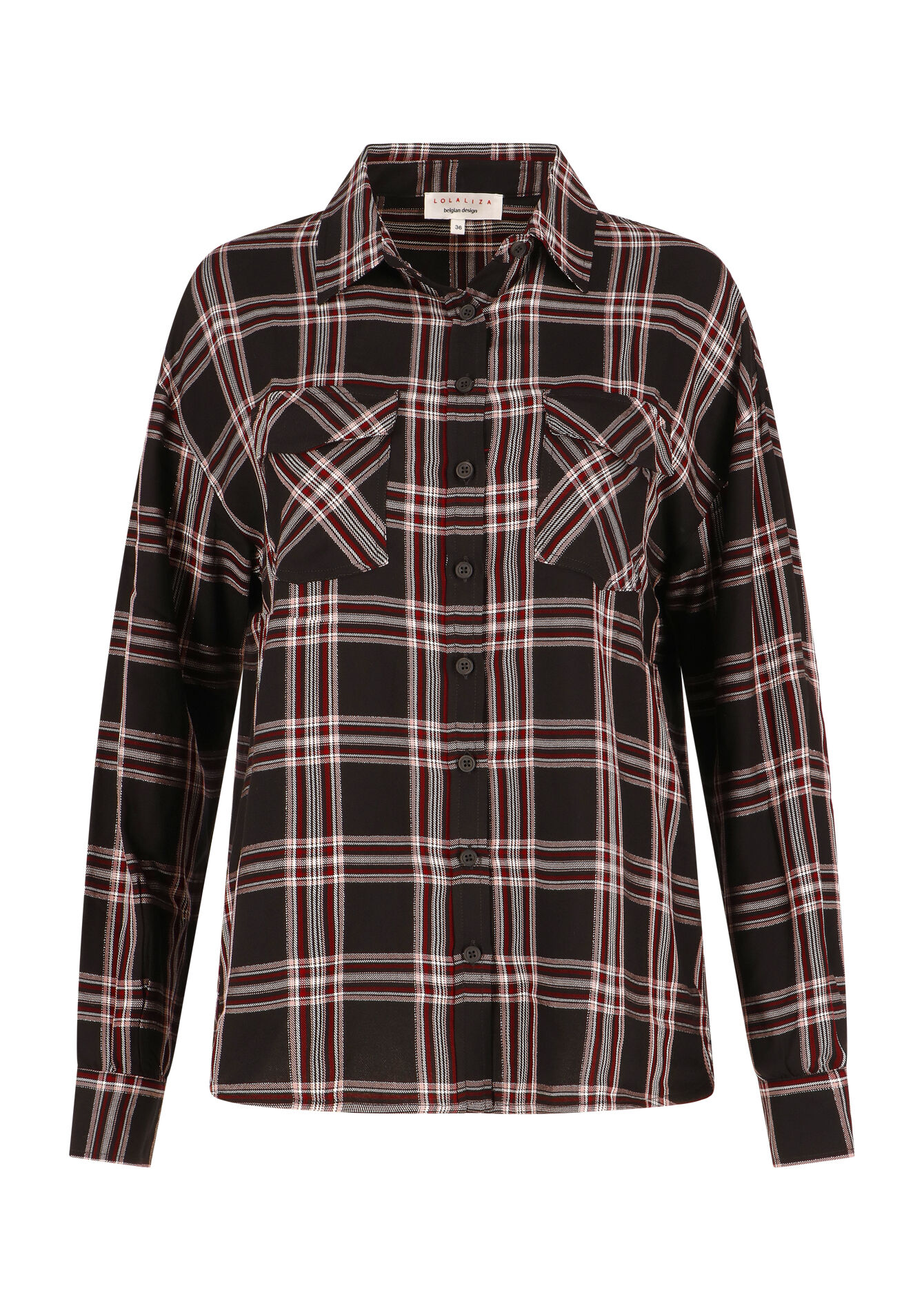 Geruit hemd, Geruit hemd - BLACK - 05702258_1119