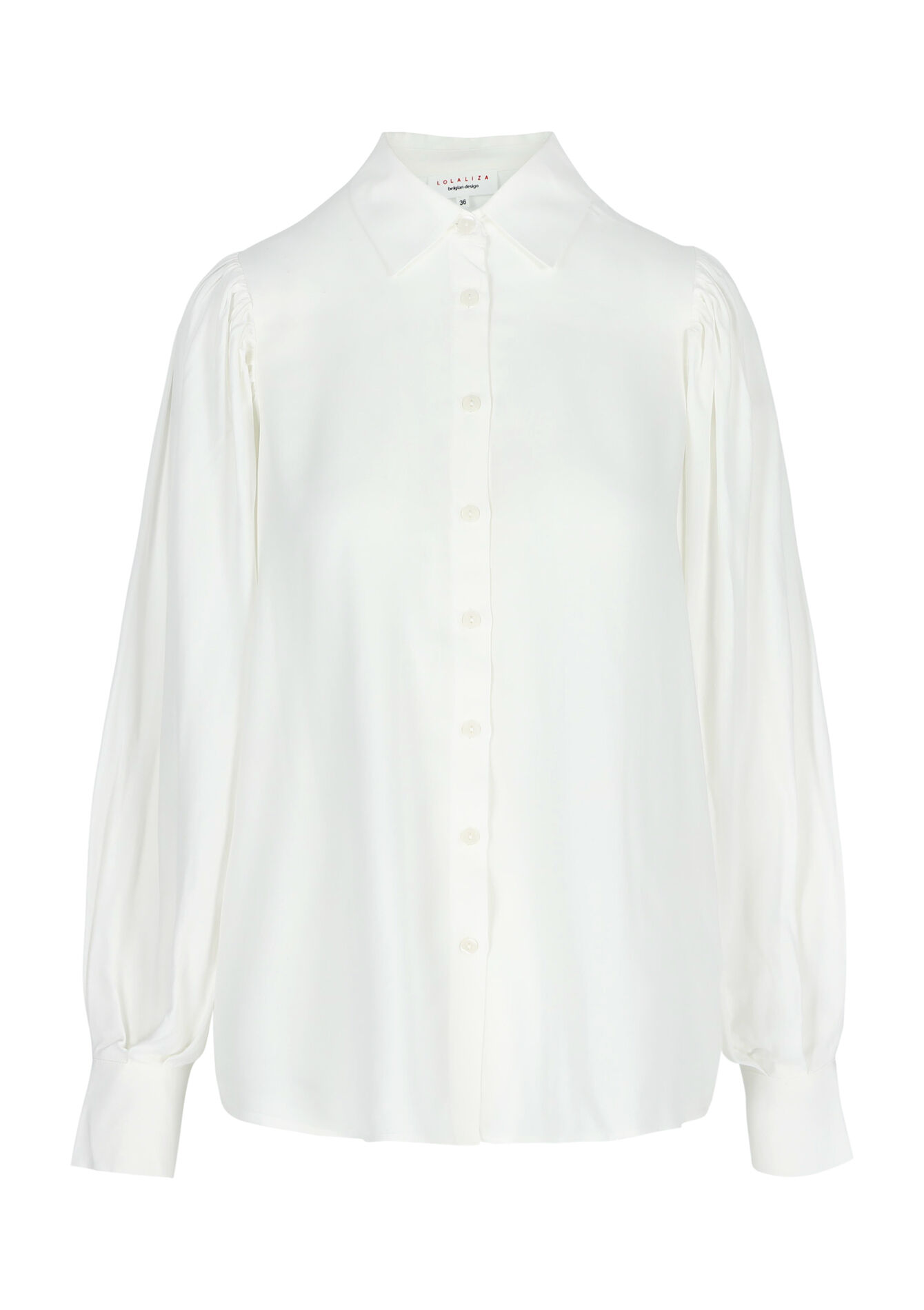 Chemise avec manches bouffantes, Chemise avec manches bouffantes - OFFWHITE - 05702408_1001