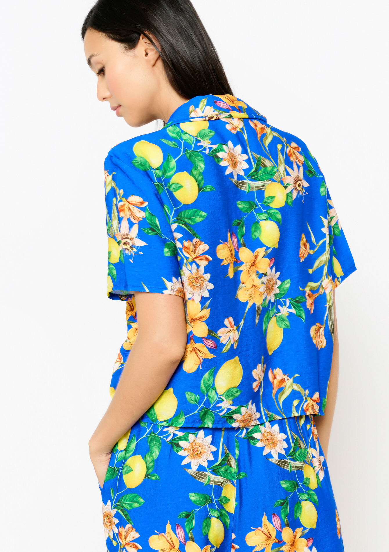 Hemd met korte mouwen, Hemd met korte mouwen - ELECTRIC BLUE - 05702610_1619