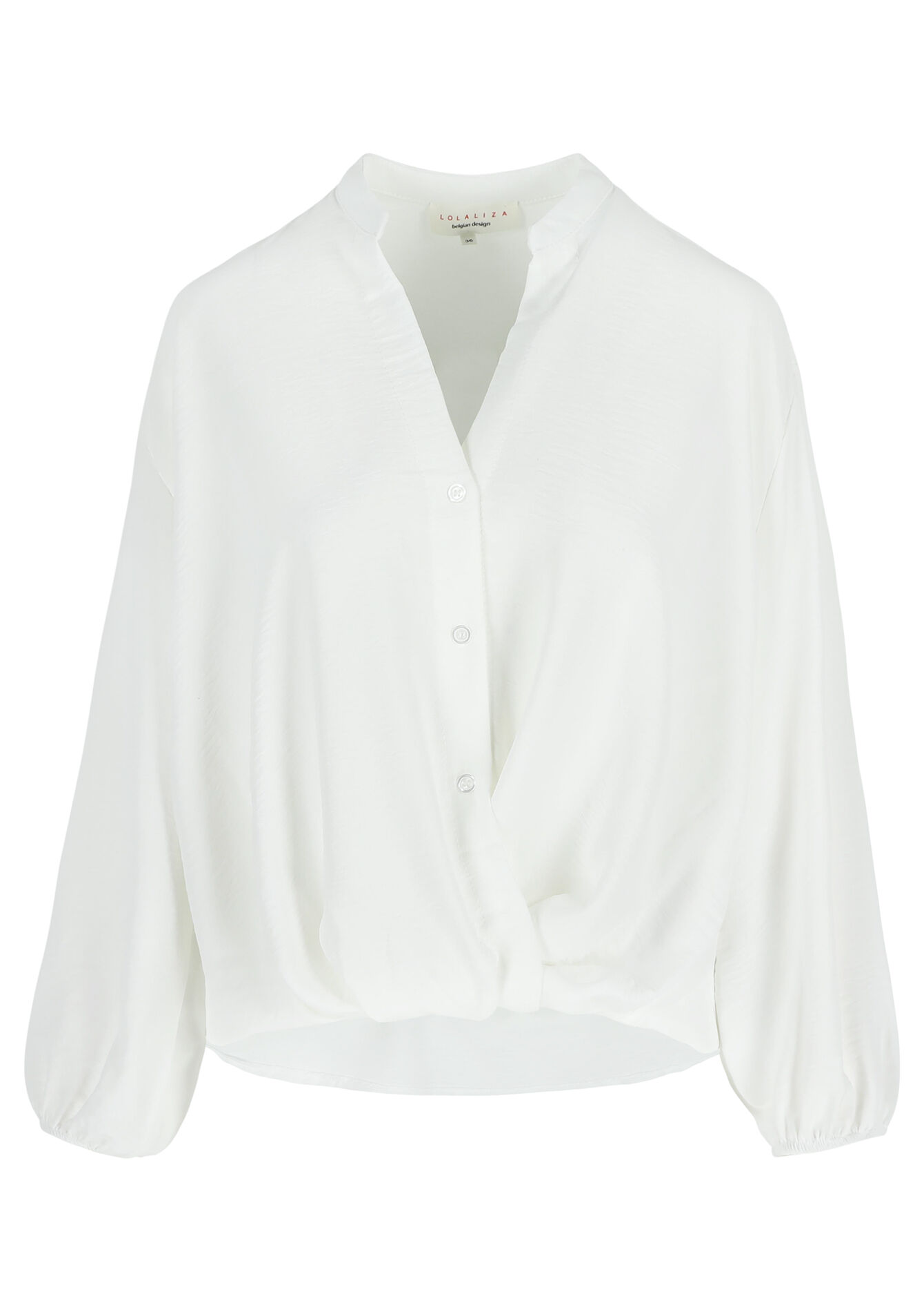 Chemise à col tunisien, Chemise à col tunisien - OPTICAL WHITE - 05702643_1019