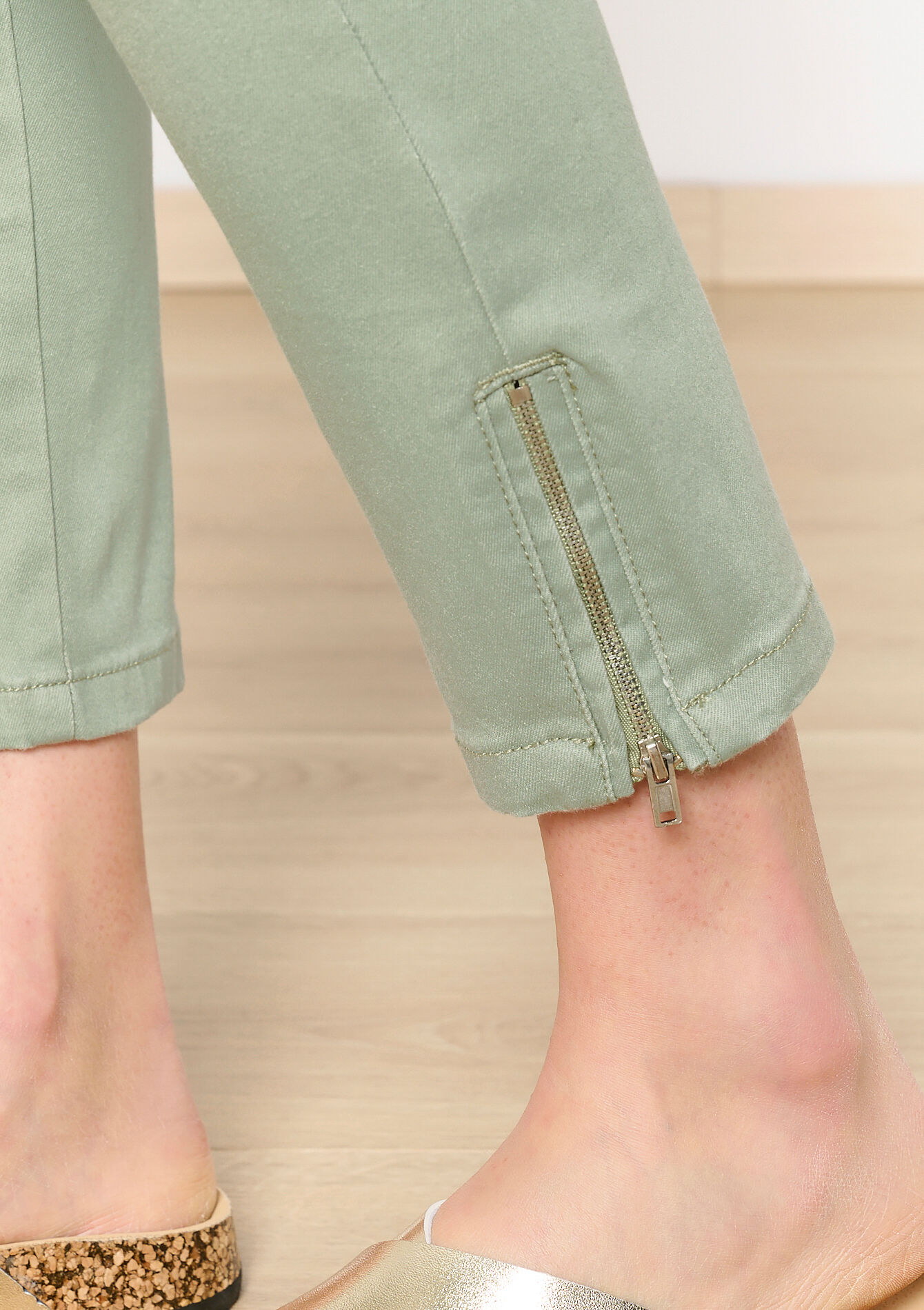 Slimfit trousers, Slimfit trousers - KHAKI FADED - 06004457_4326