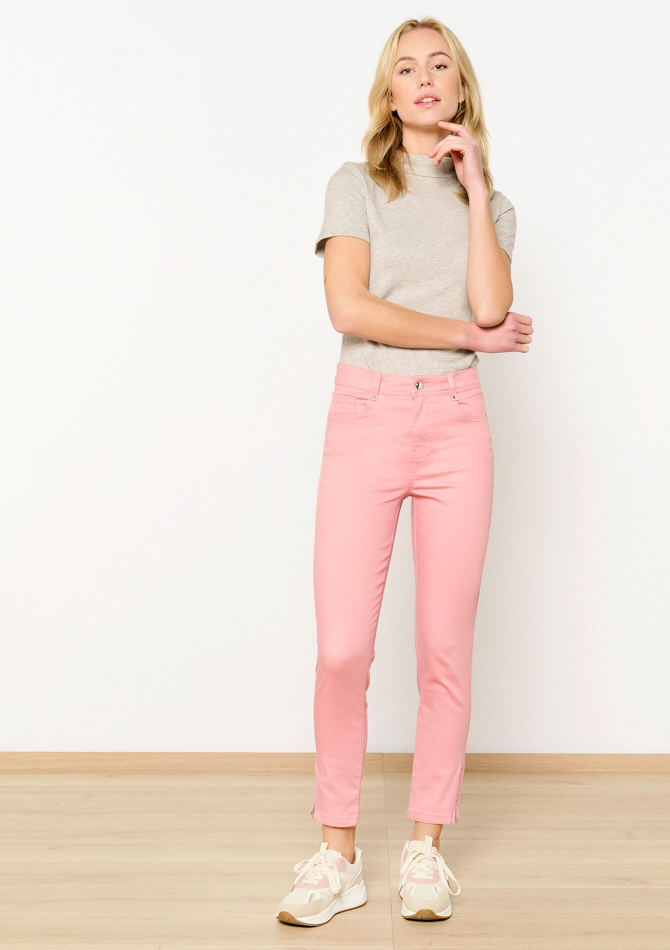 Pantalon coupe slim, Pantalon coupe slim, , back