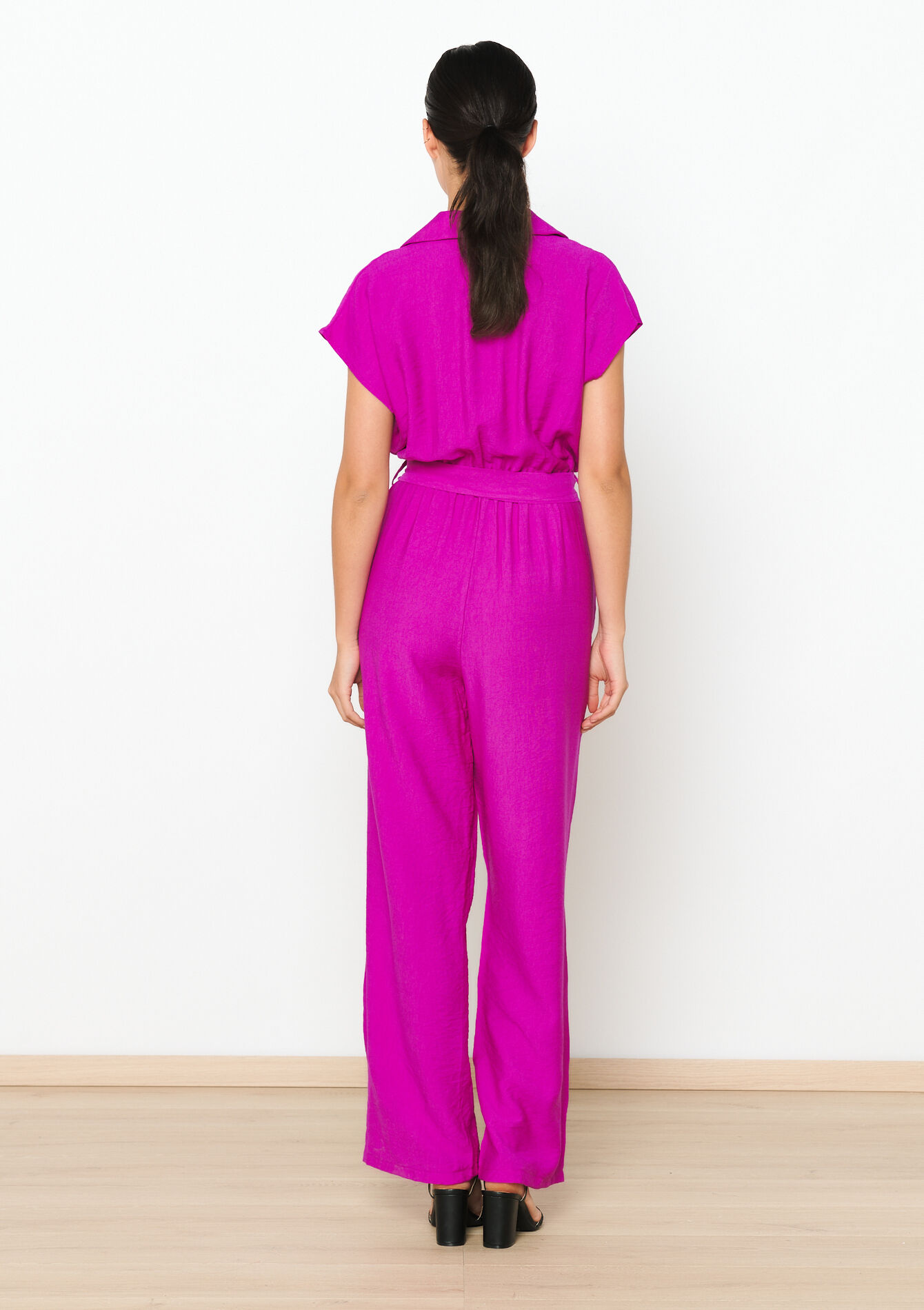 Short-sleeved jumpsuit, Short-sleeved jumpsuit - VIOLINE - 06004507_2576