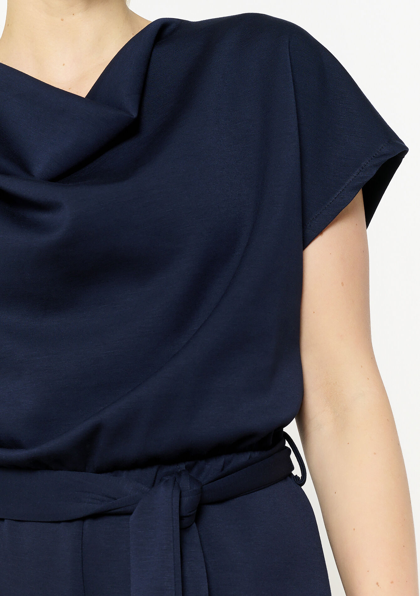 Combinaison en tissu sweat, undefined - NAVY BASIC - undefined