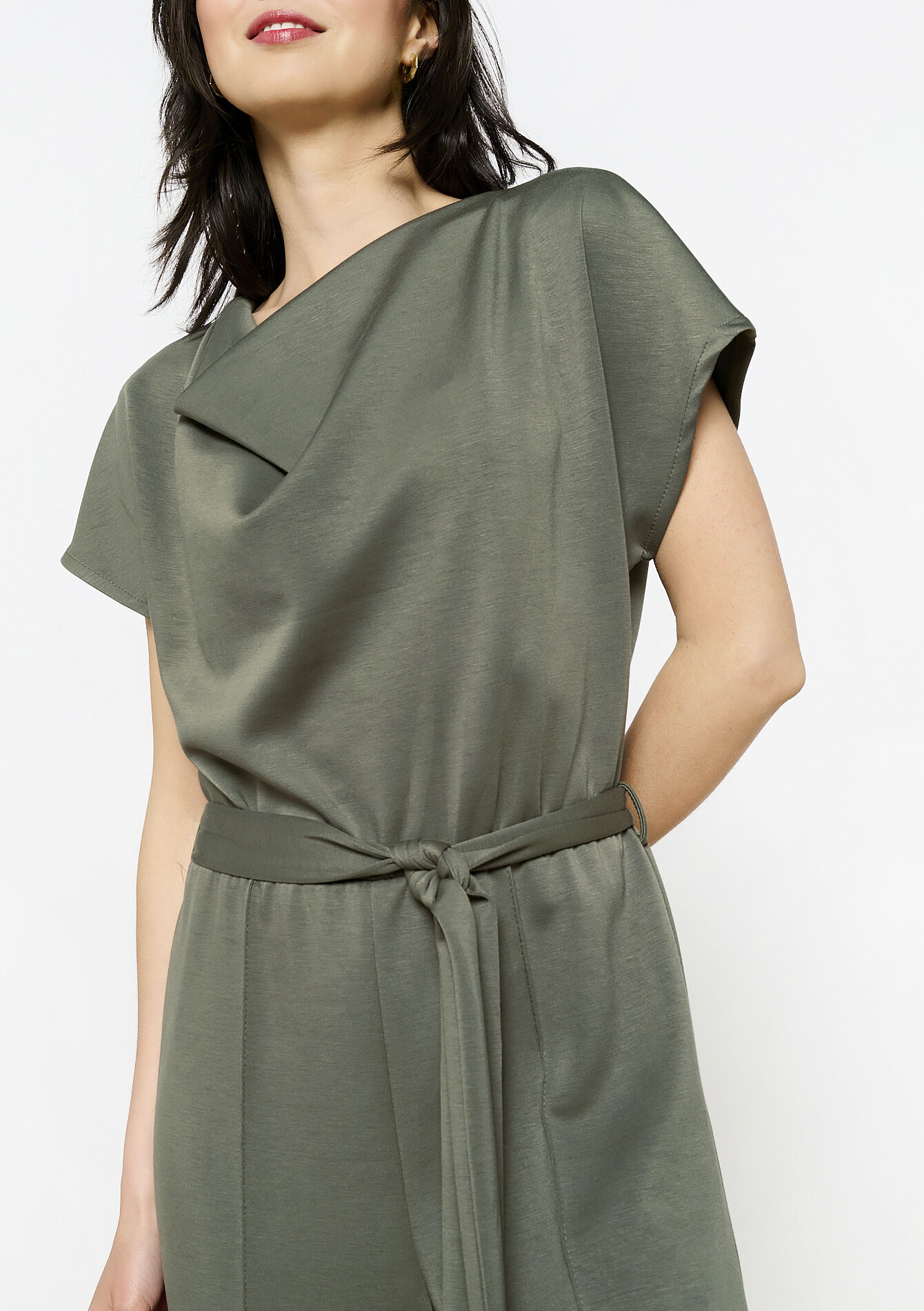 Combinaison en tissu sweat, undefined - KHAKI FADED - undefined