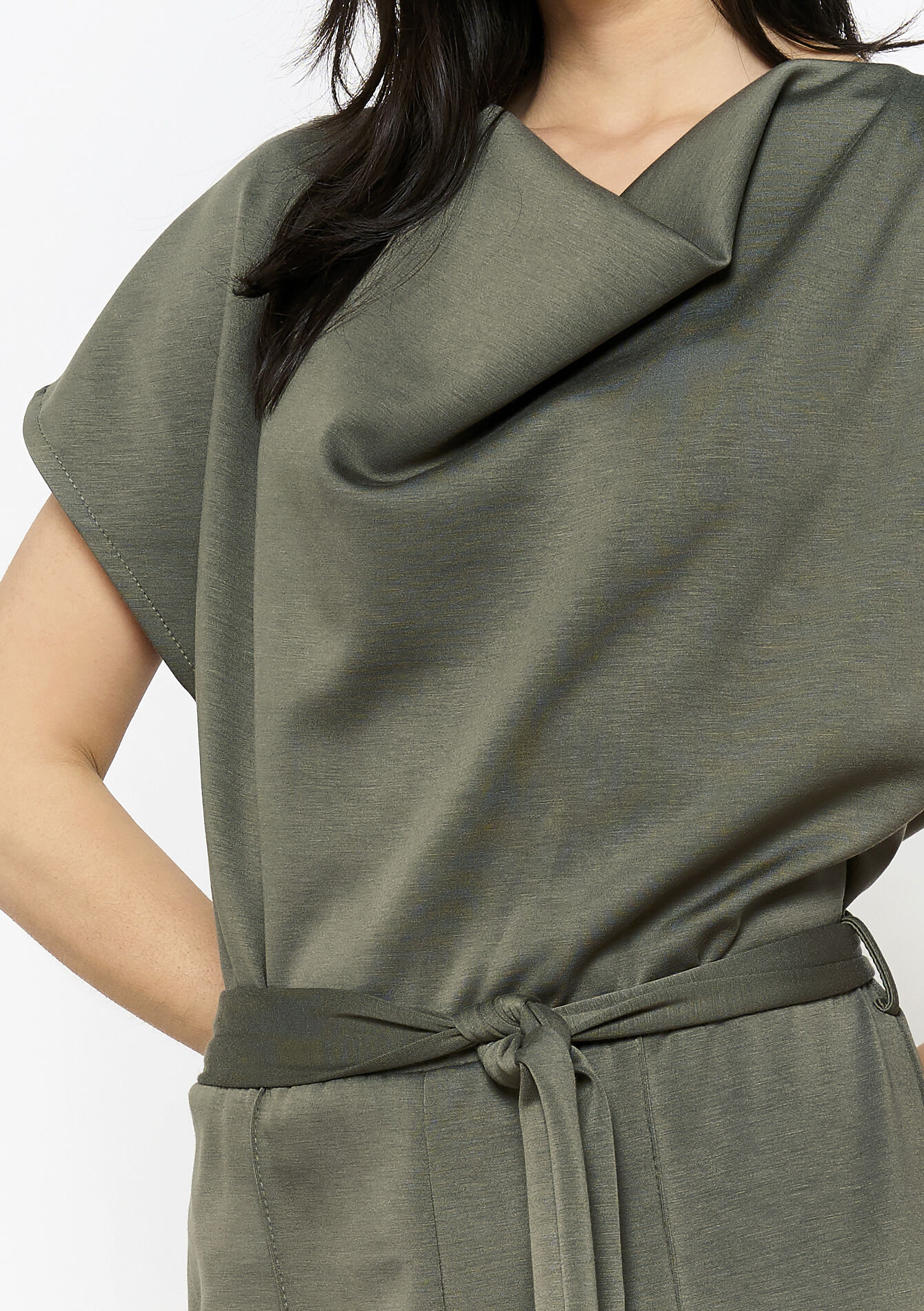 Combinaison en tissu sweat, undefined - KHAKI FADED - undefined