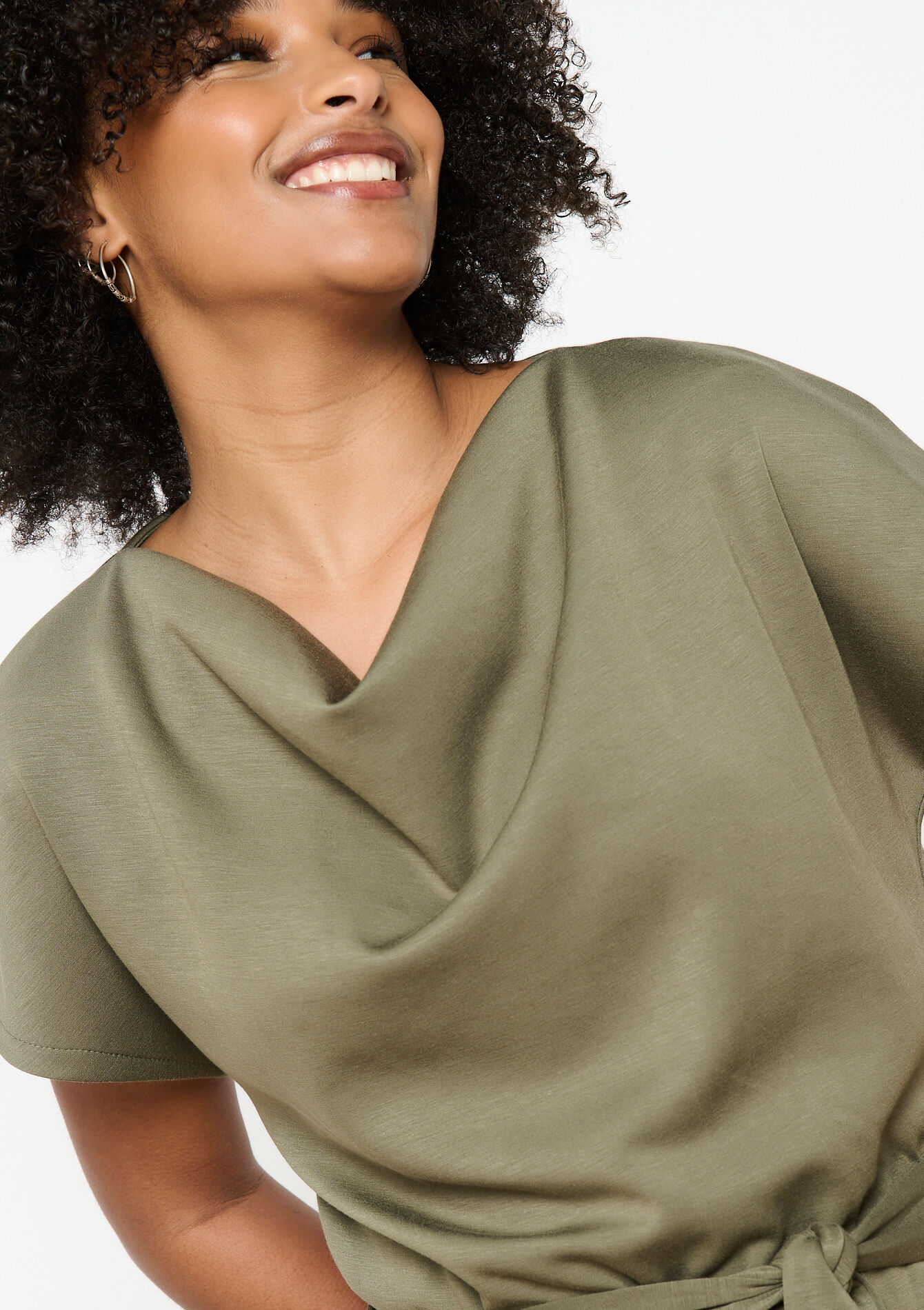 Combinaison en tissu sweat, undefined - KHAKI MED - undefined