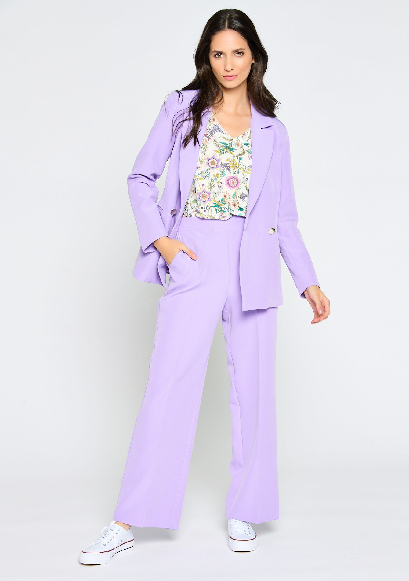 Pantalon de costume, Pantalon de costume - LILAC BRIGHT - 06100396_2578