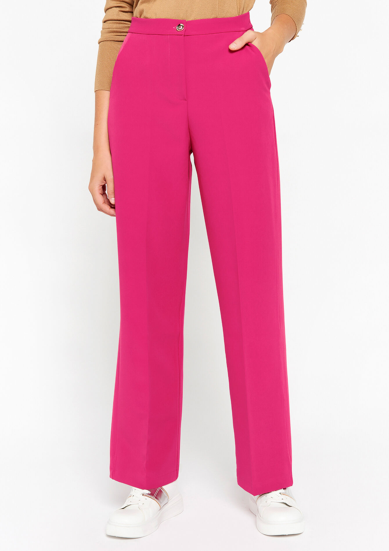 Suiting broek, undefined - FUCHSIA - undefined
