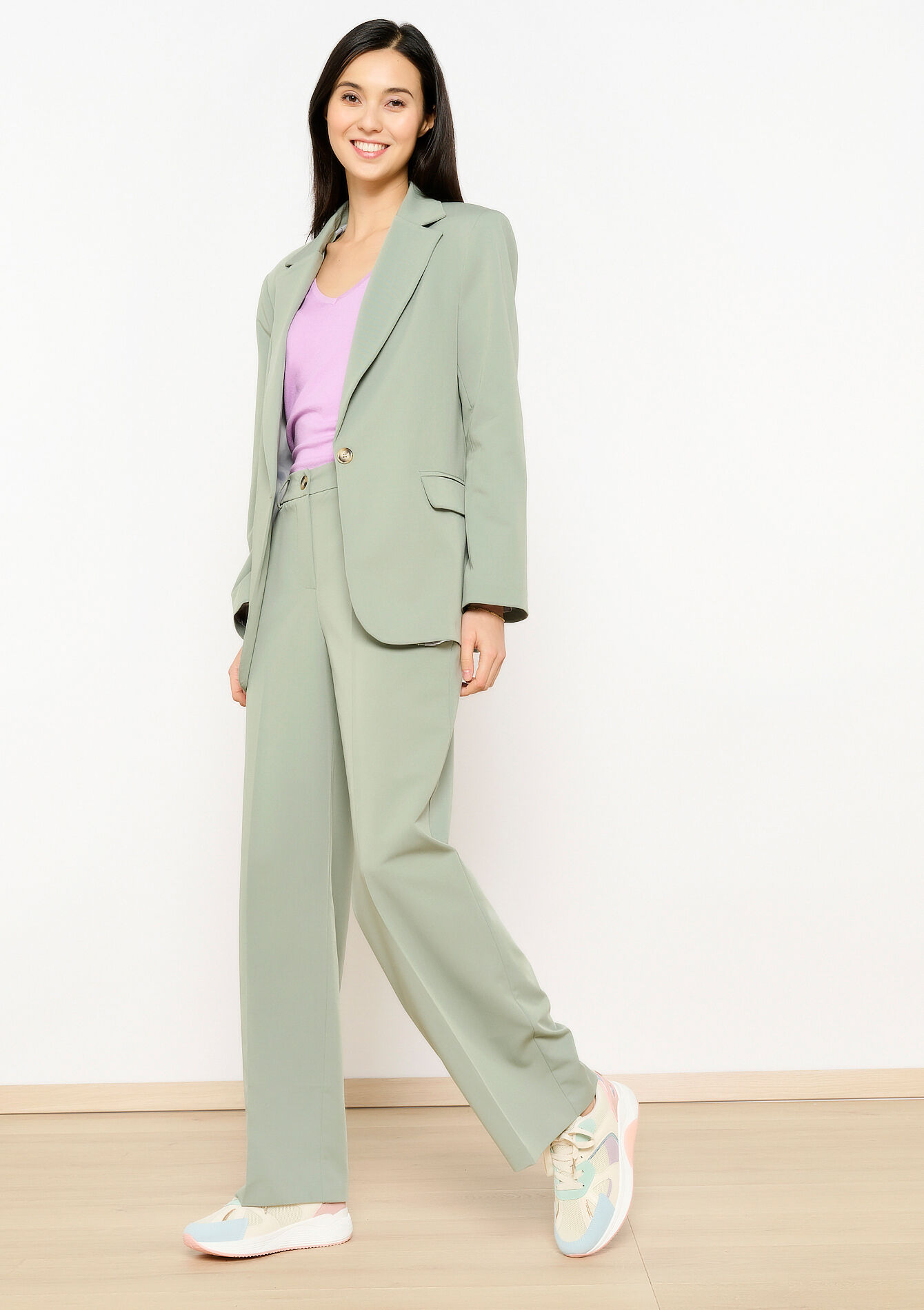 Suiting trousers, undefined - MINT GREEN - undefined