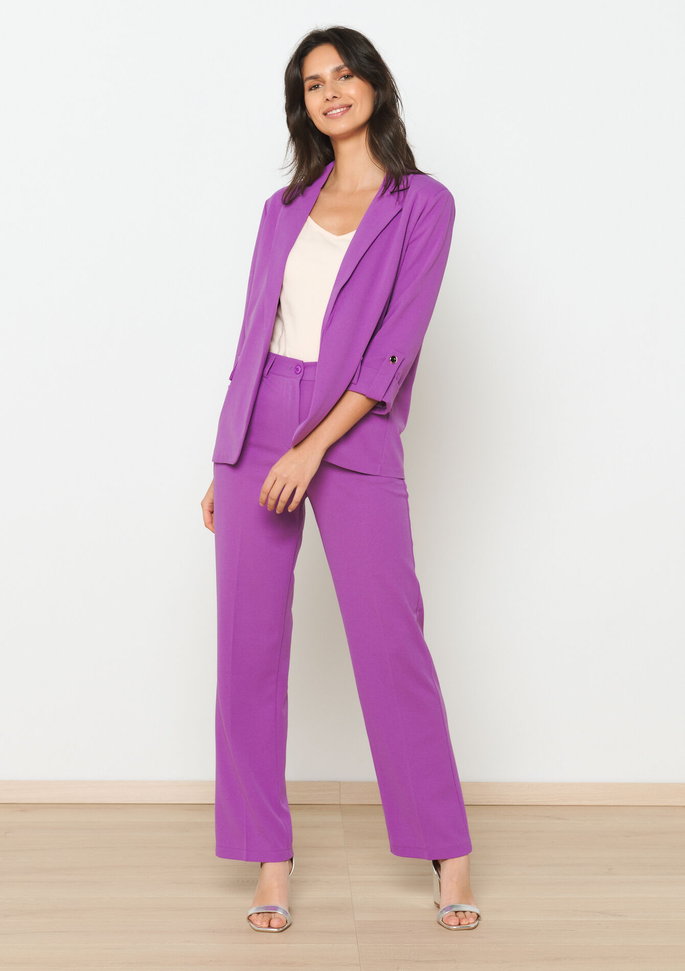 Pantalon de tailleur, Pantalon de tailleur - LILAC - 06100594_739