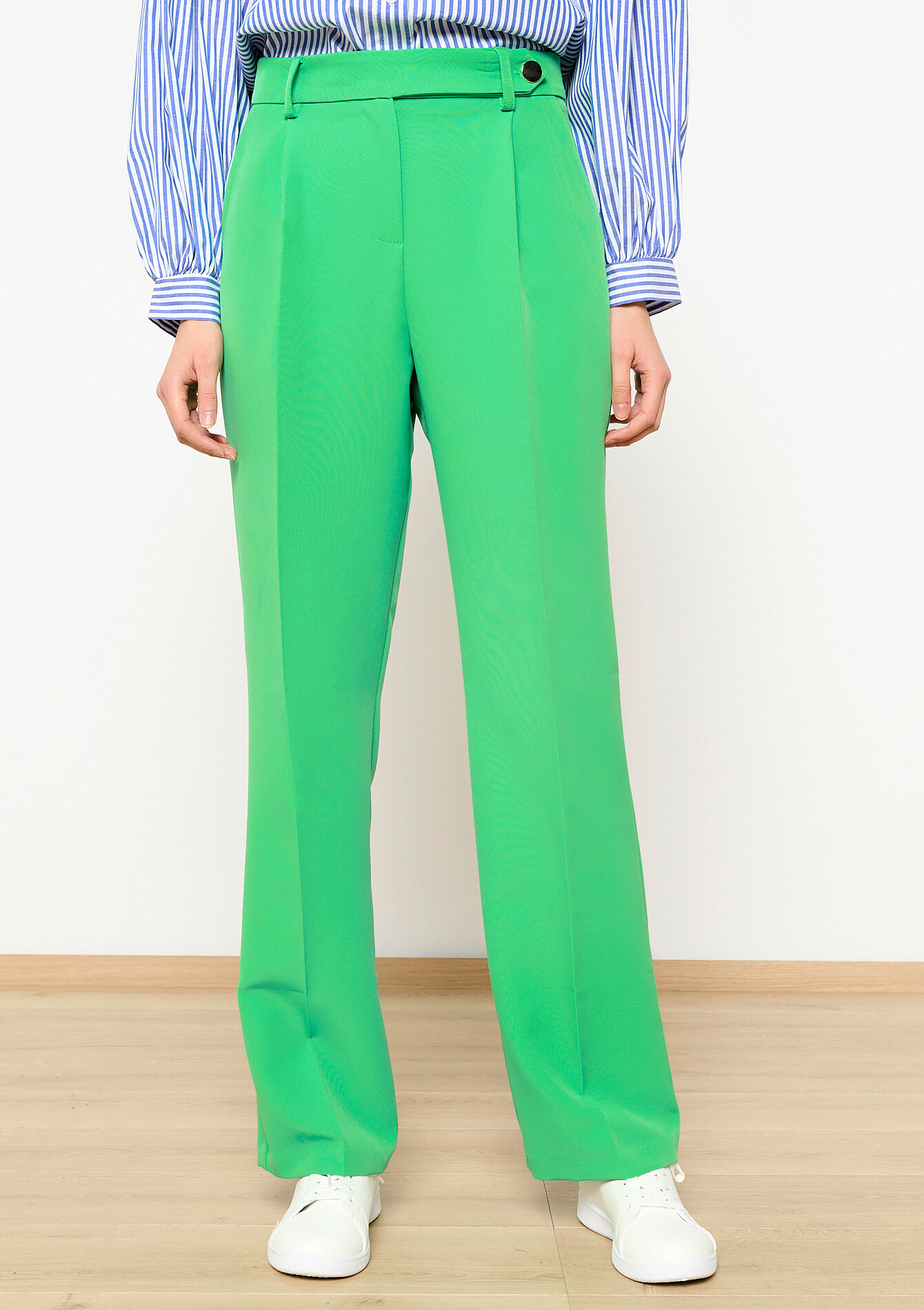 Geklede broek, undefined - GREEN APPLE - undefined