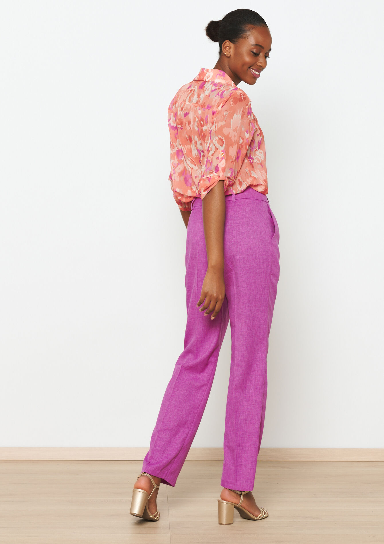 Pantalon de costume, Pantalon de costume - VIOLINE - 06100614_2576