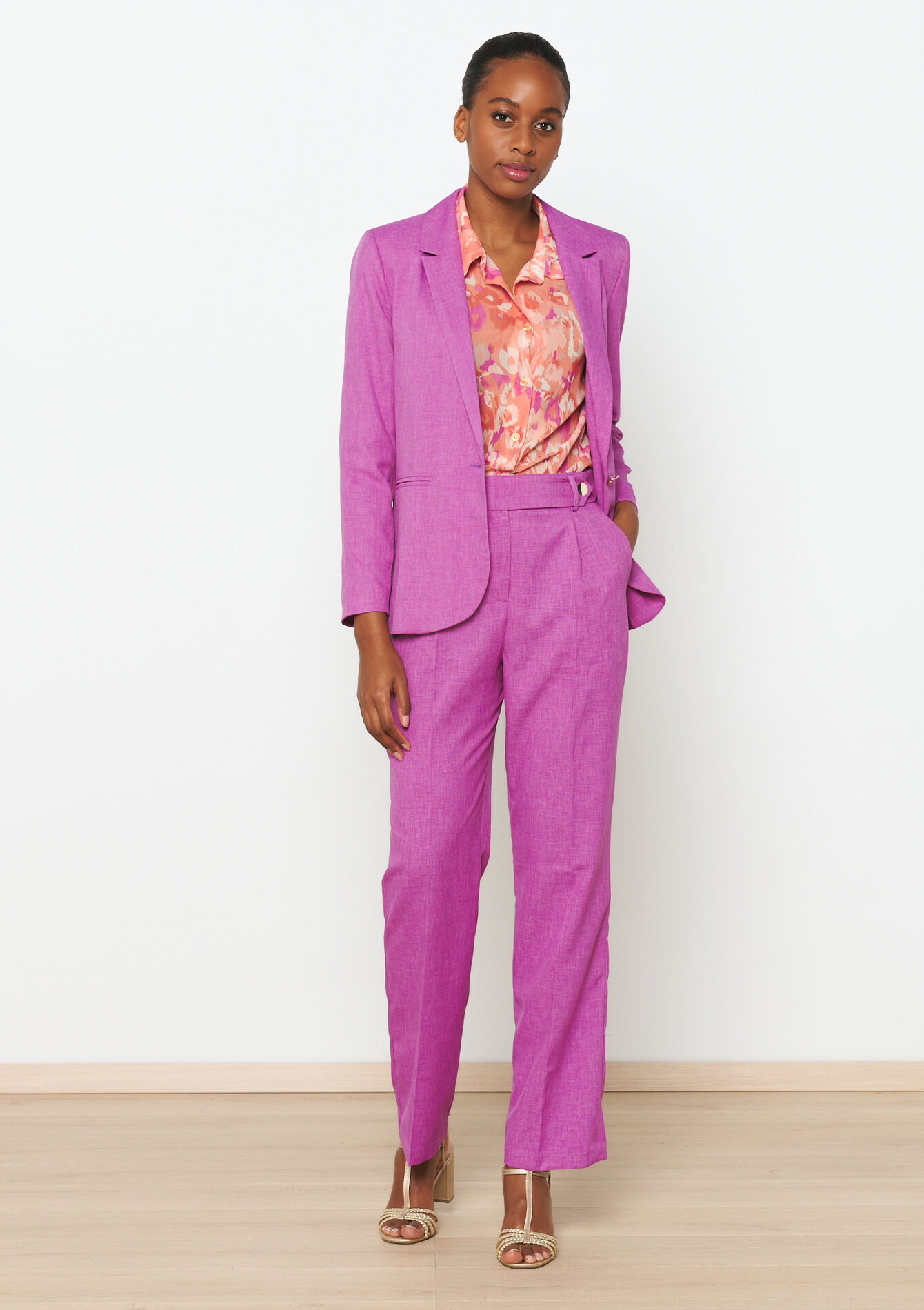 Pantalon de costume, Pantalon de costume - VIOLINE - 06100614_2576