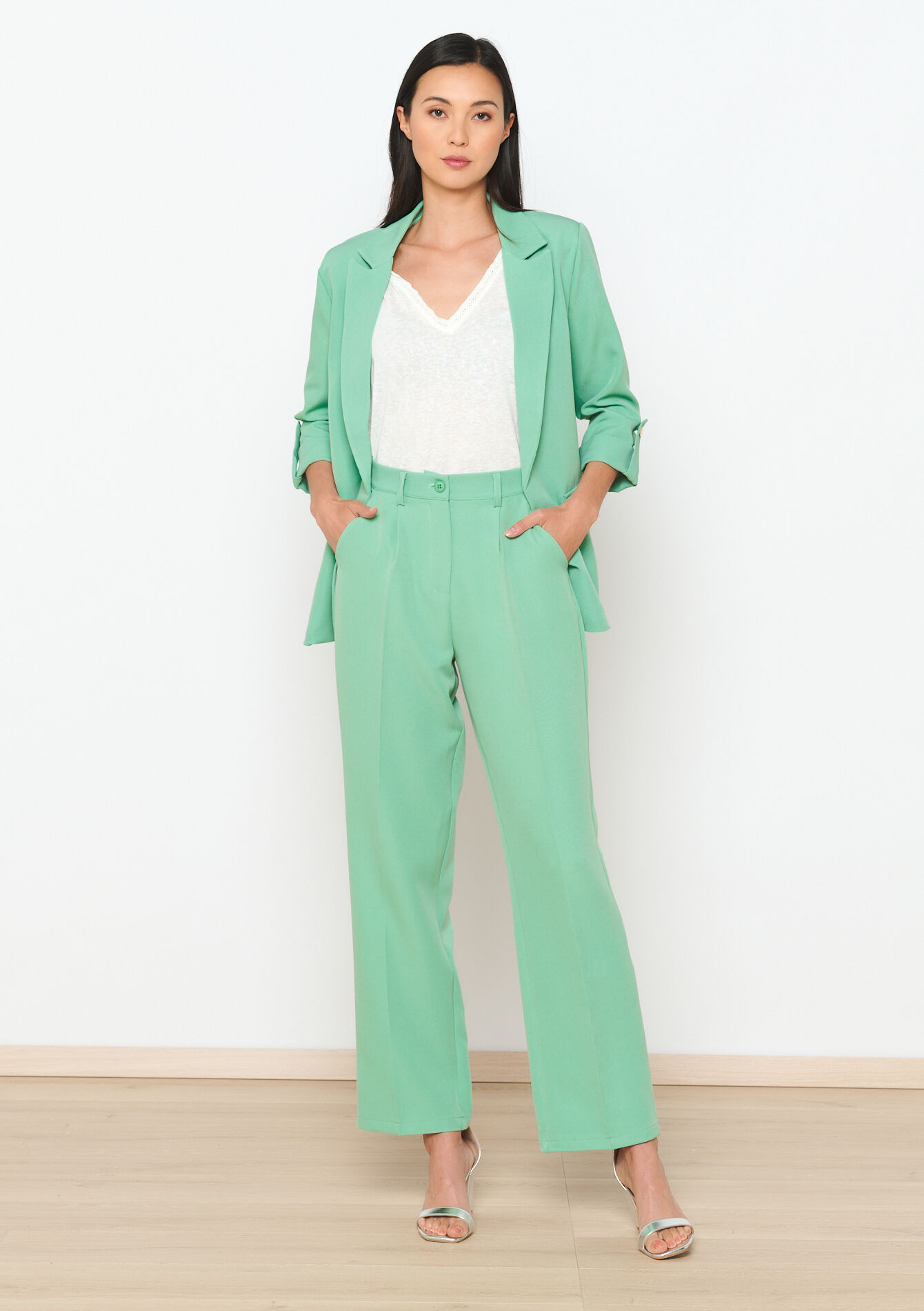 Straight trousers, Straight trousers, , back
