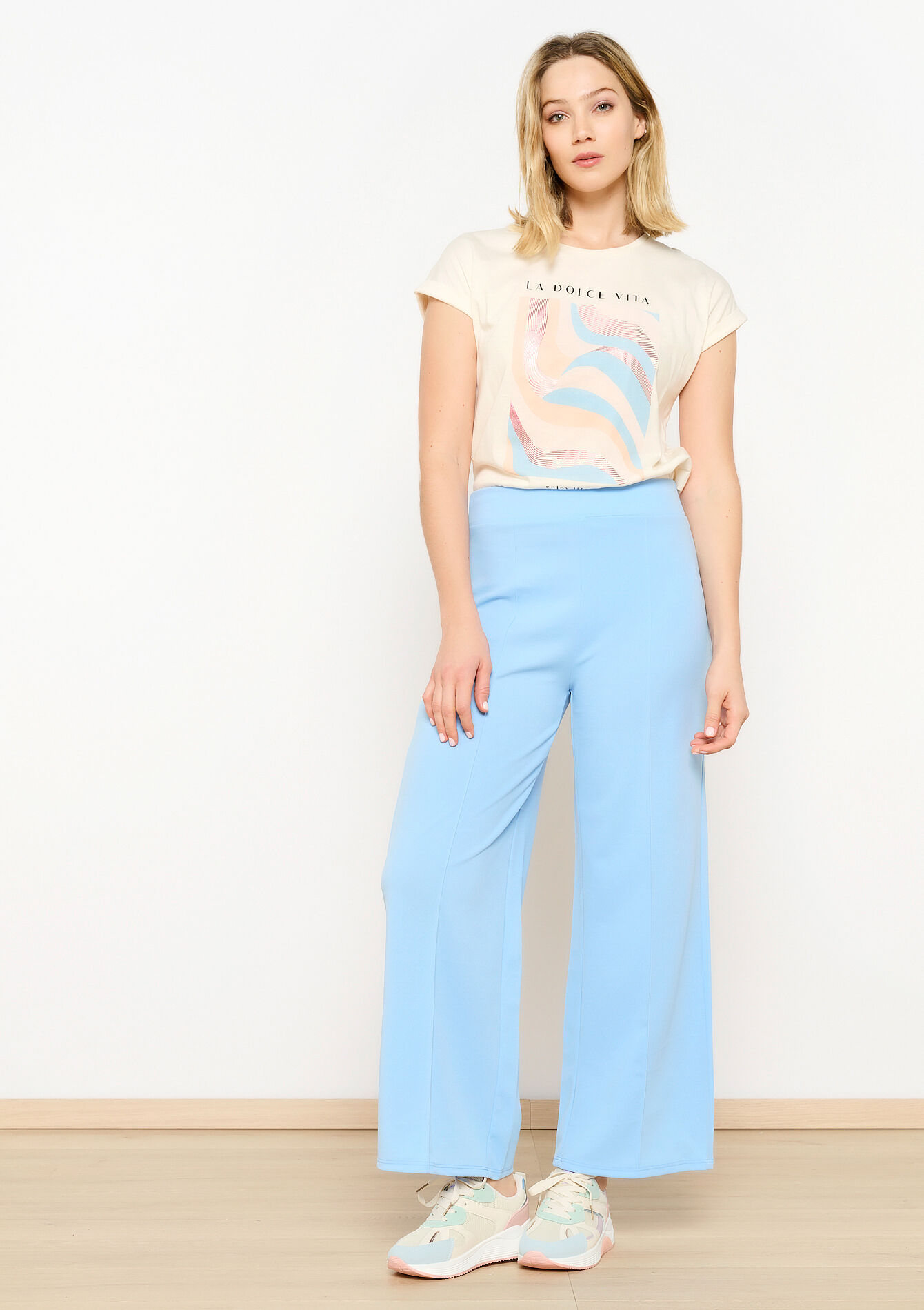 Losse broek, undefined - BLUE PASTEL - undefined