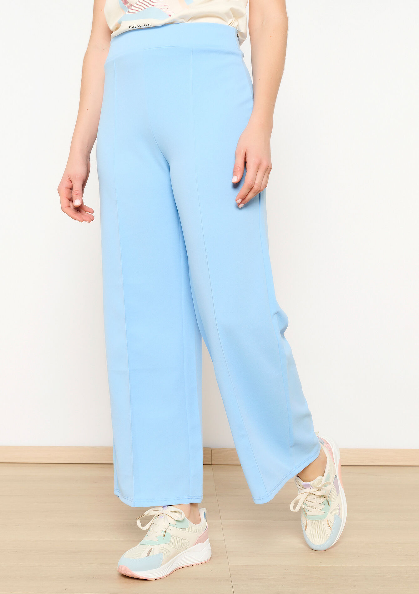 Losse broek, undefined - BLUE PASTEL - undefined