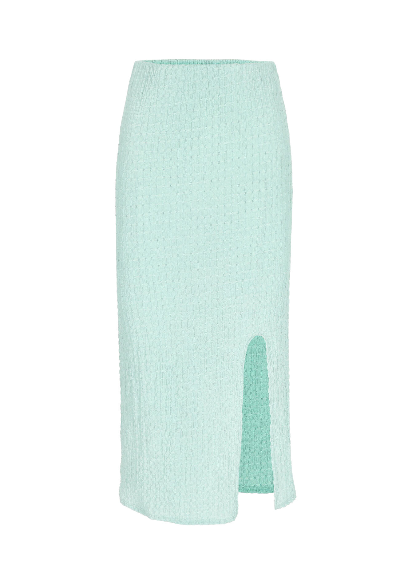 Jupe crayon avec fente, Jupe crayon avec fente - MINT GREEN - 07101250_1723