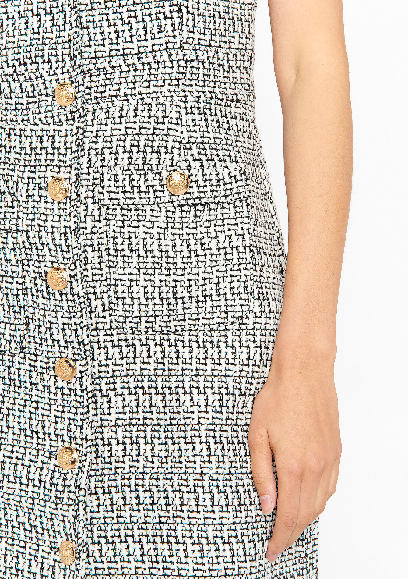 Robe en tweed, undefined - OFFWHITE - undefined