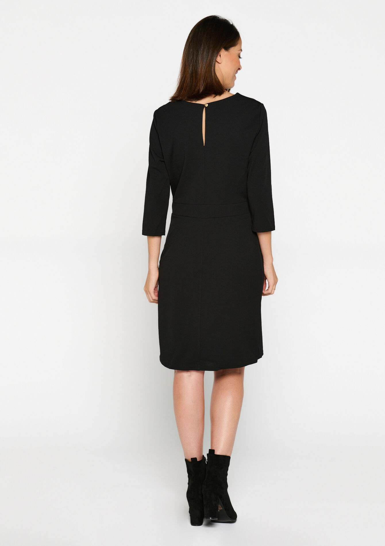 Robe droite, Robe droite - BLACK - 08103387_1119