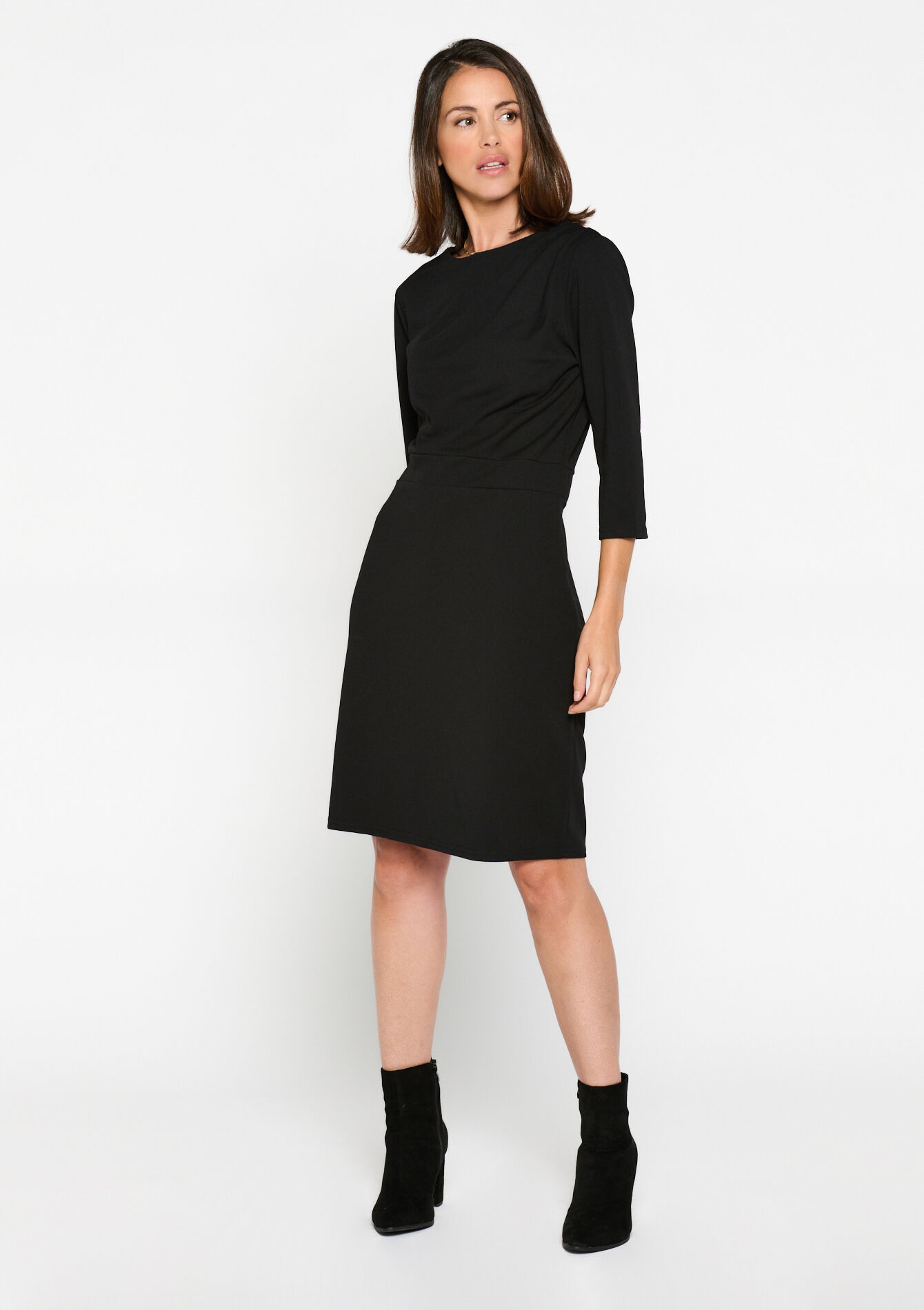 Robe droite, Robe droite - BLACK - 08103387_1119