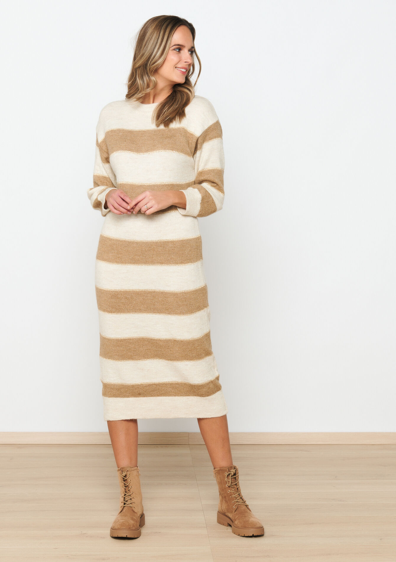 Striped pullover dress, Striped pullover dress, , back