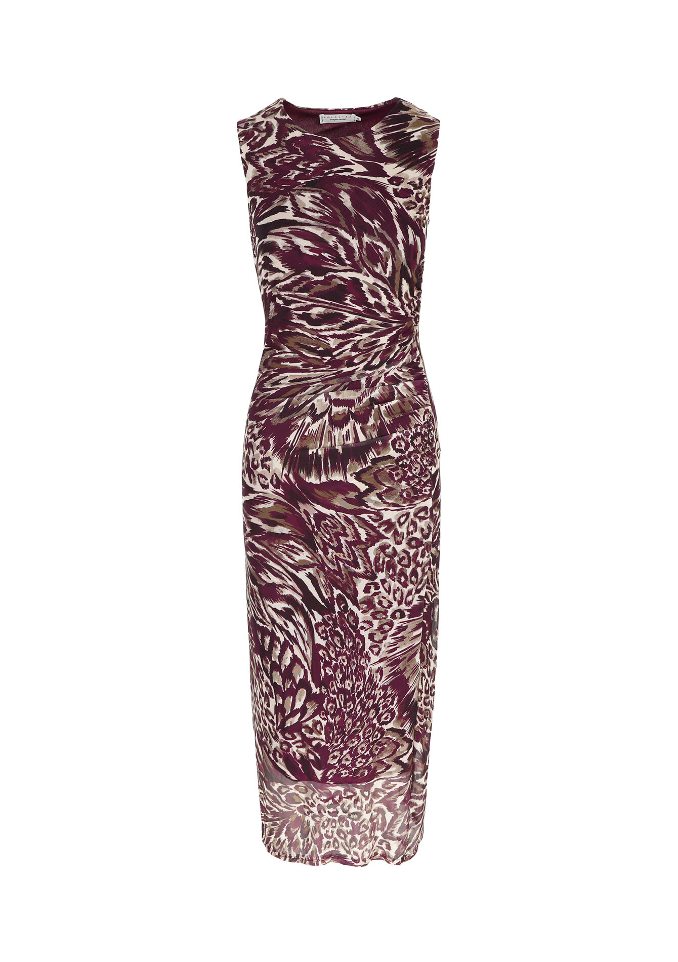 Mesh dress with print, Mesh dress with print - VIOLINE - 08103994_2576