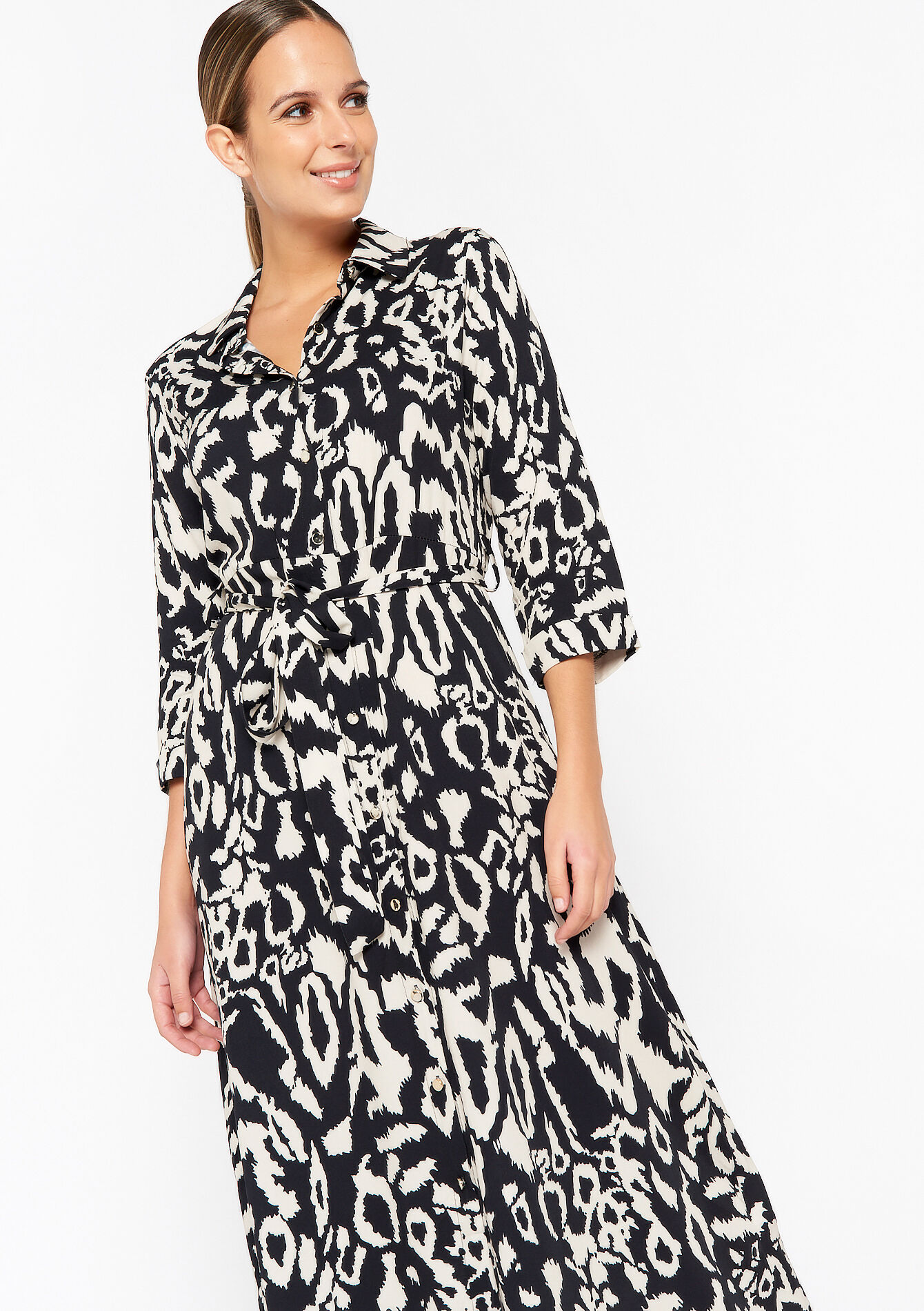 Hemdjurk met grafische print, Hemdjurk met grafische print, , back