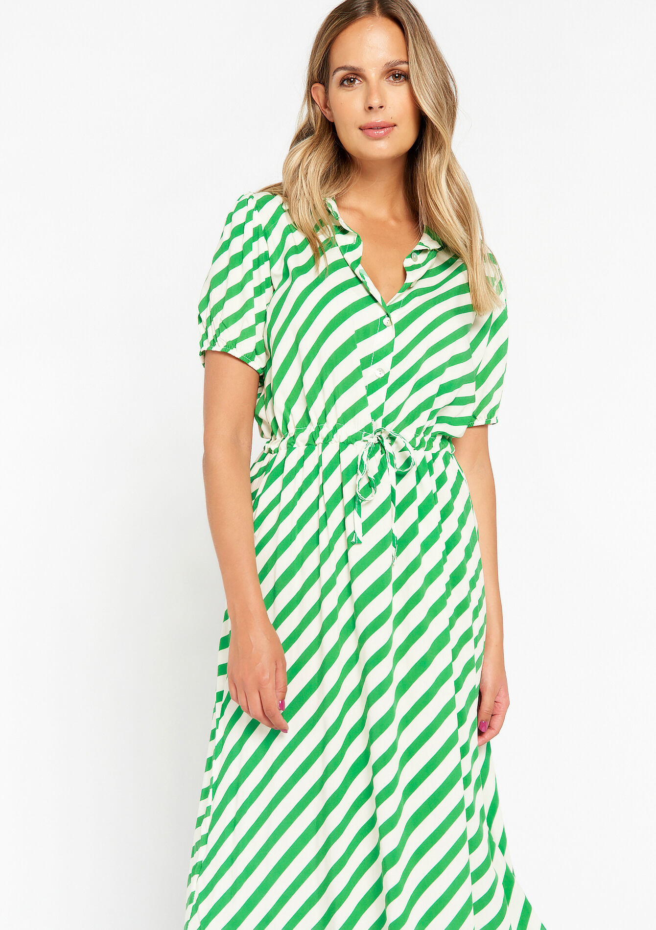 Hemdjurk met strepen, undefined - GREEN APPLE - undefined