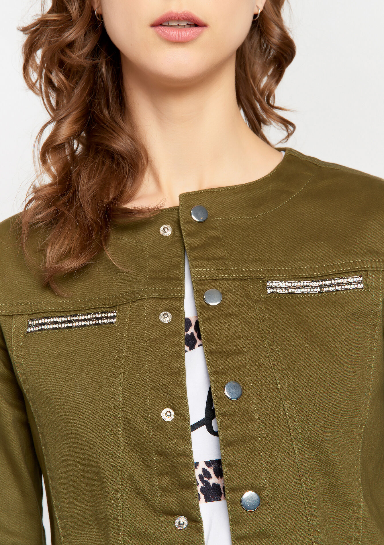 Veste sans col , undefined - KHAKI ARMY - undefined