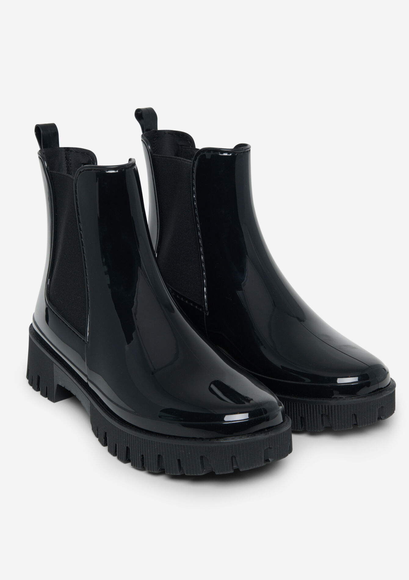 Stylish rain boots, undefined - BLACK - undefined