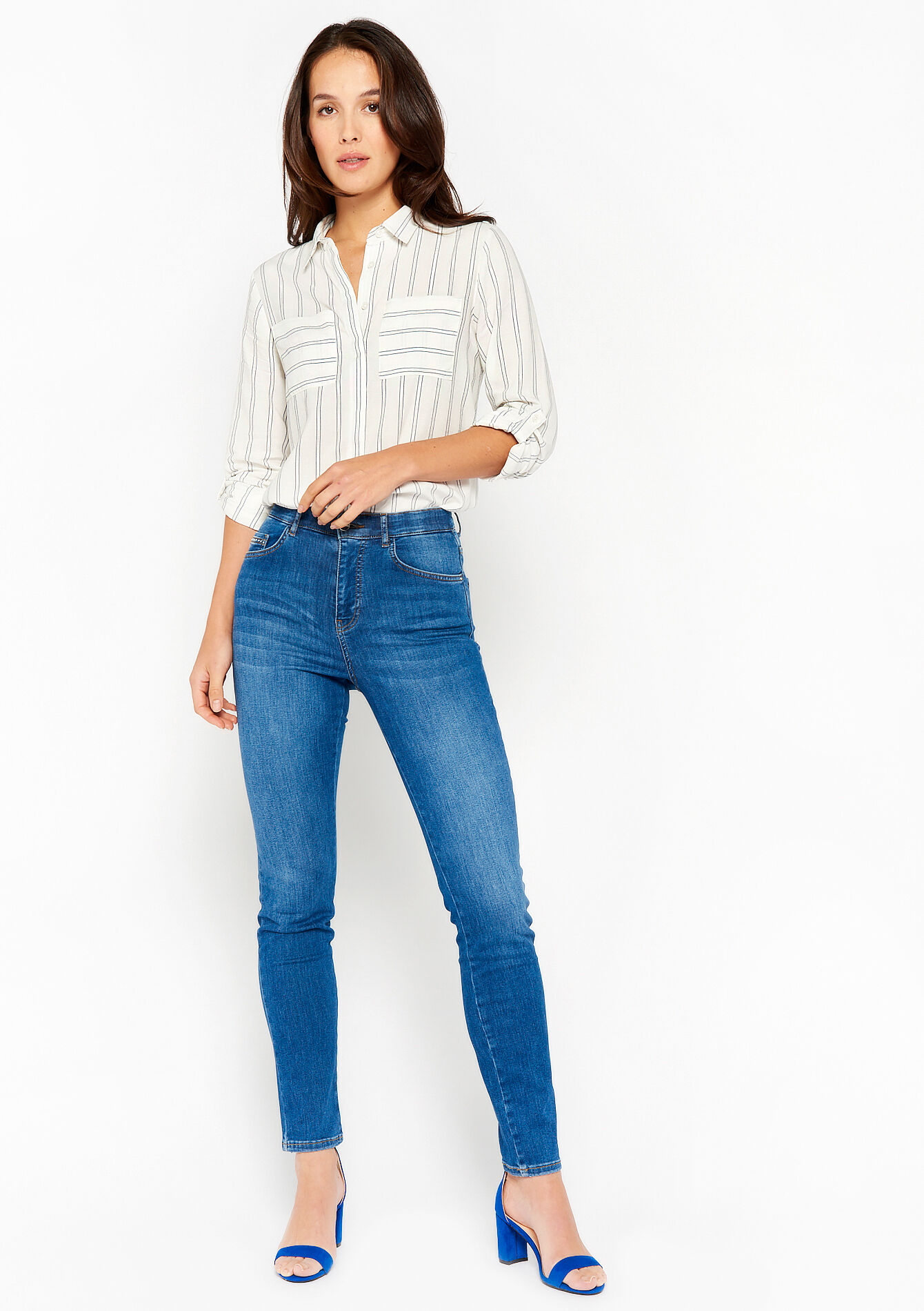 Multiple size slim jeans, undefined - MEDIUM BLUE - undefined