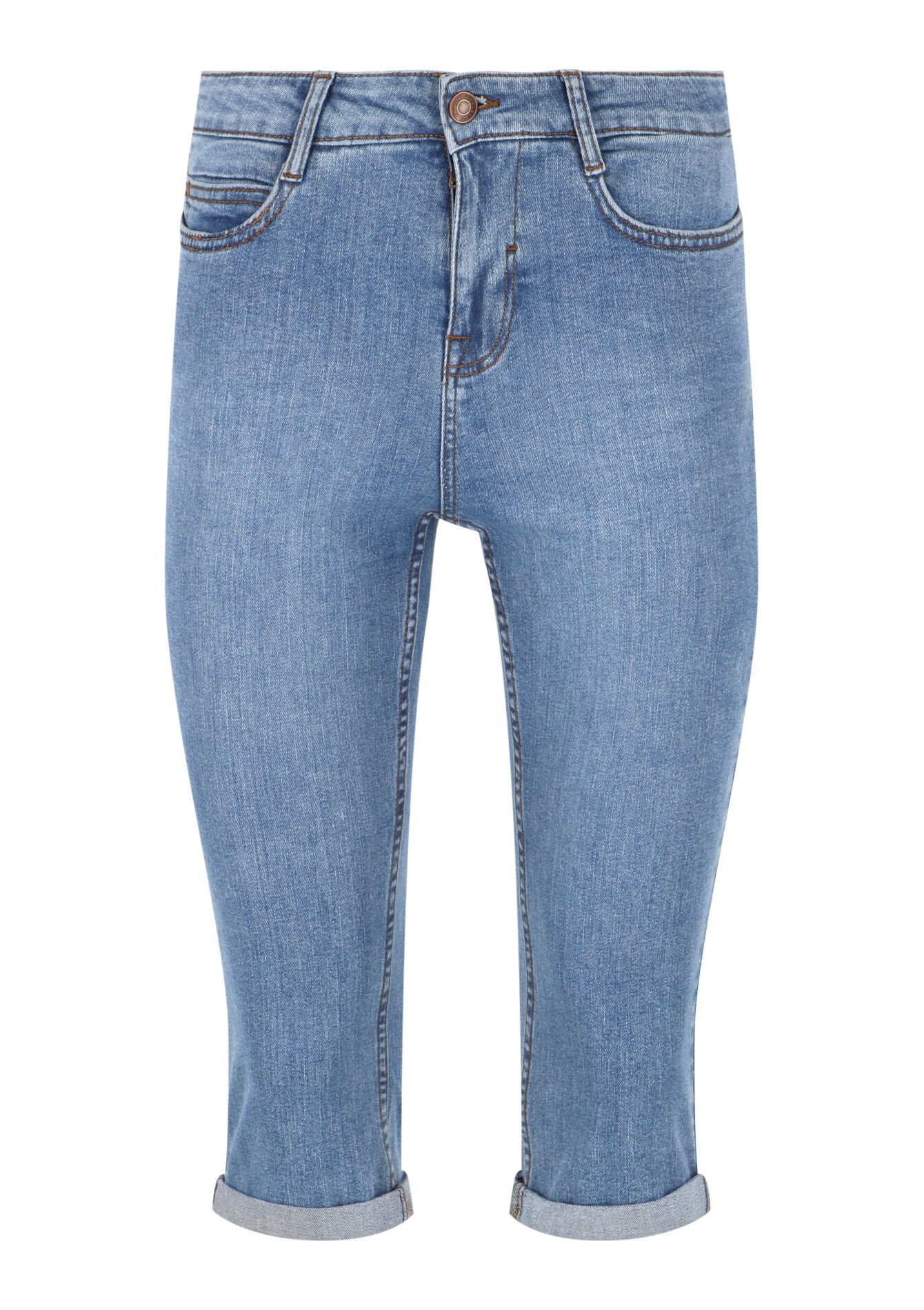 Jean capri, Jean capri - MEDIUM BLUE - 22000413_0500