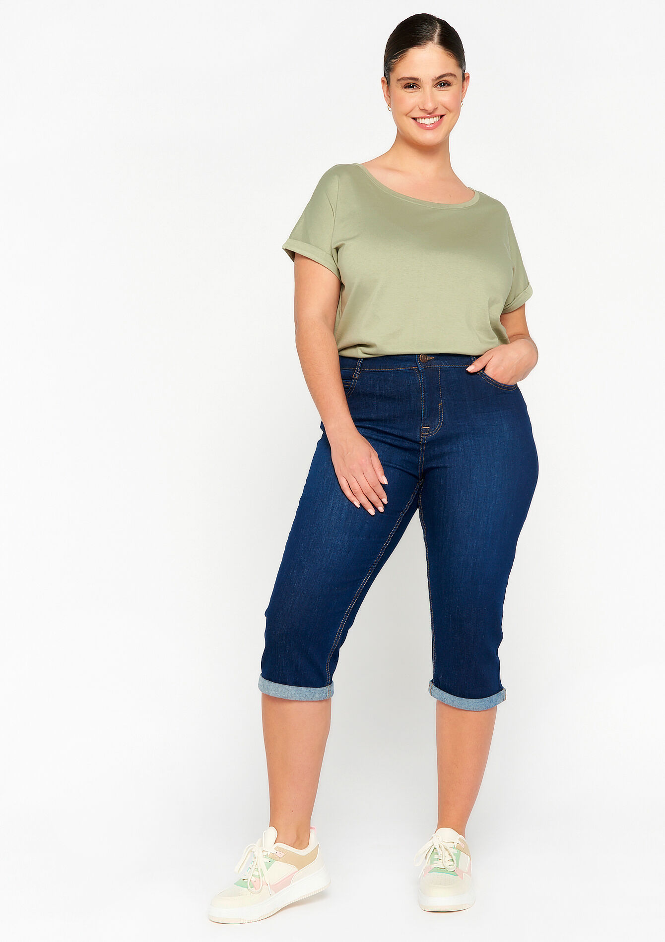 Pantalon 3/4, Pantalon 3/4 - DARK BLUE - 22000413_0501