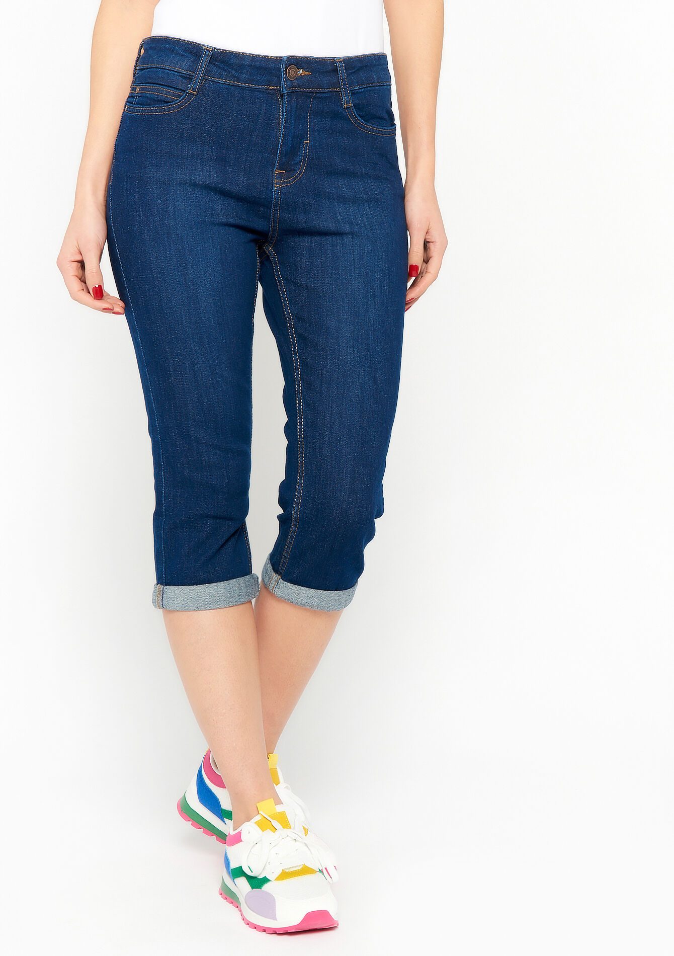 Pantalon 3/4, Pantalon 3/4 - DARK BLUE - 22000413_0501