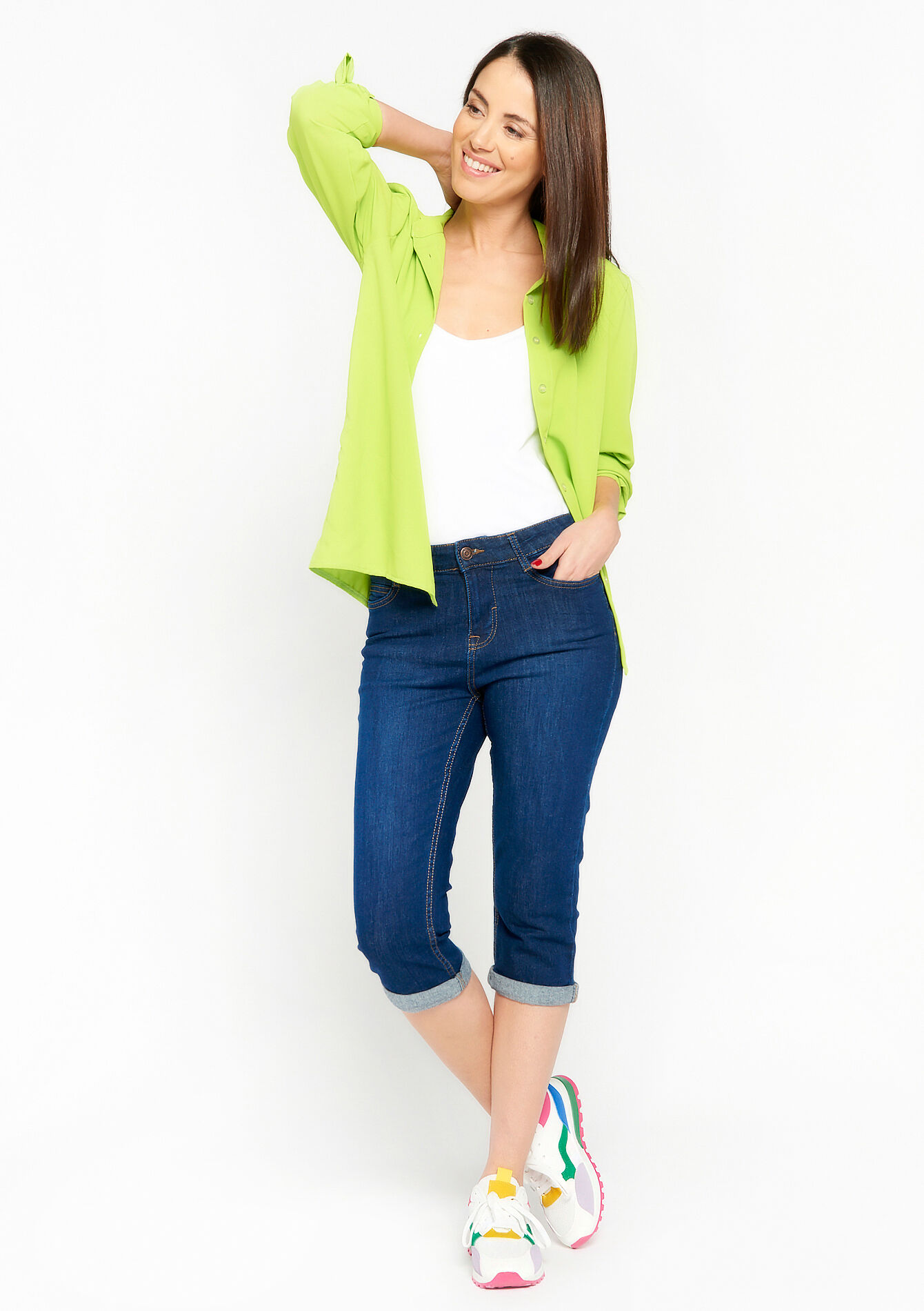 Pantalon 3/4, Pantalon 3/4 - DARK BLUE - 22000413_0501
