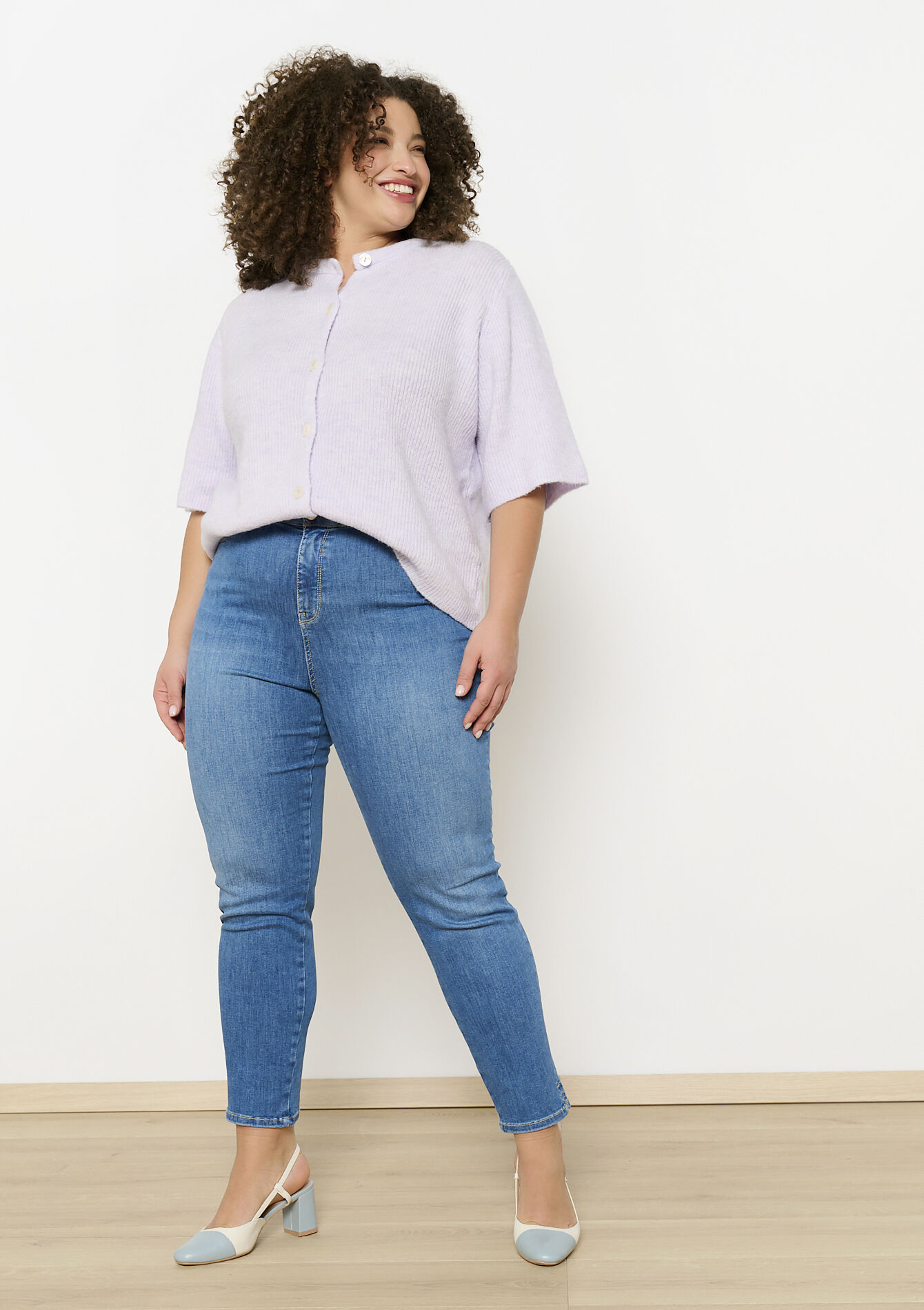 Multiple size slimfit jeans, undefined - MEDIUM BLUE - undefined