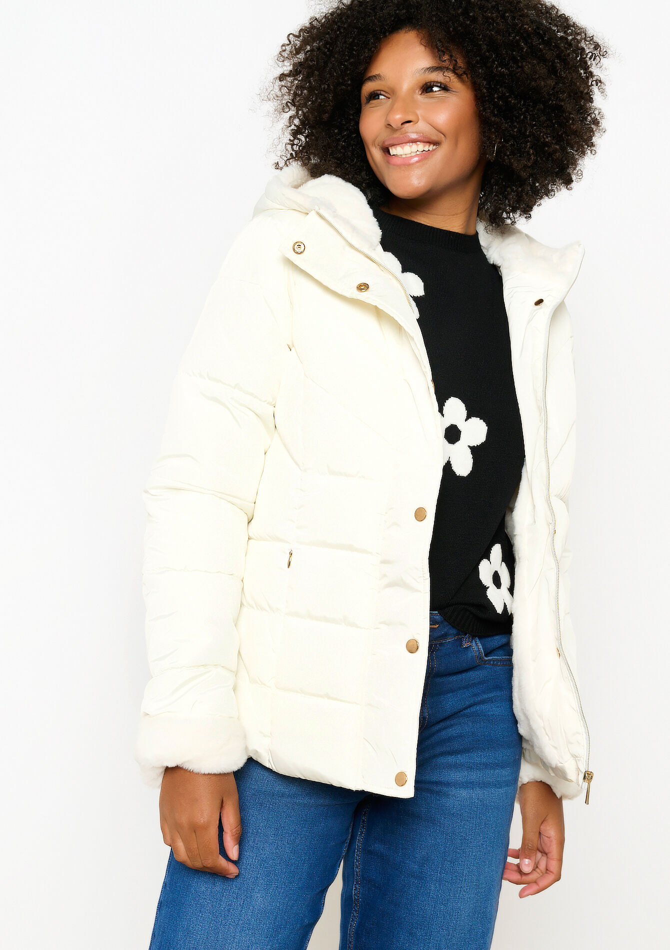 Veste matelassée, undefined - OFFWHITE - undefined