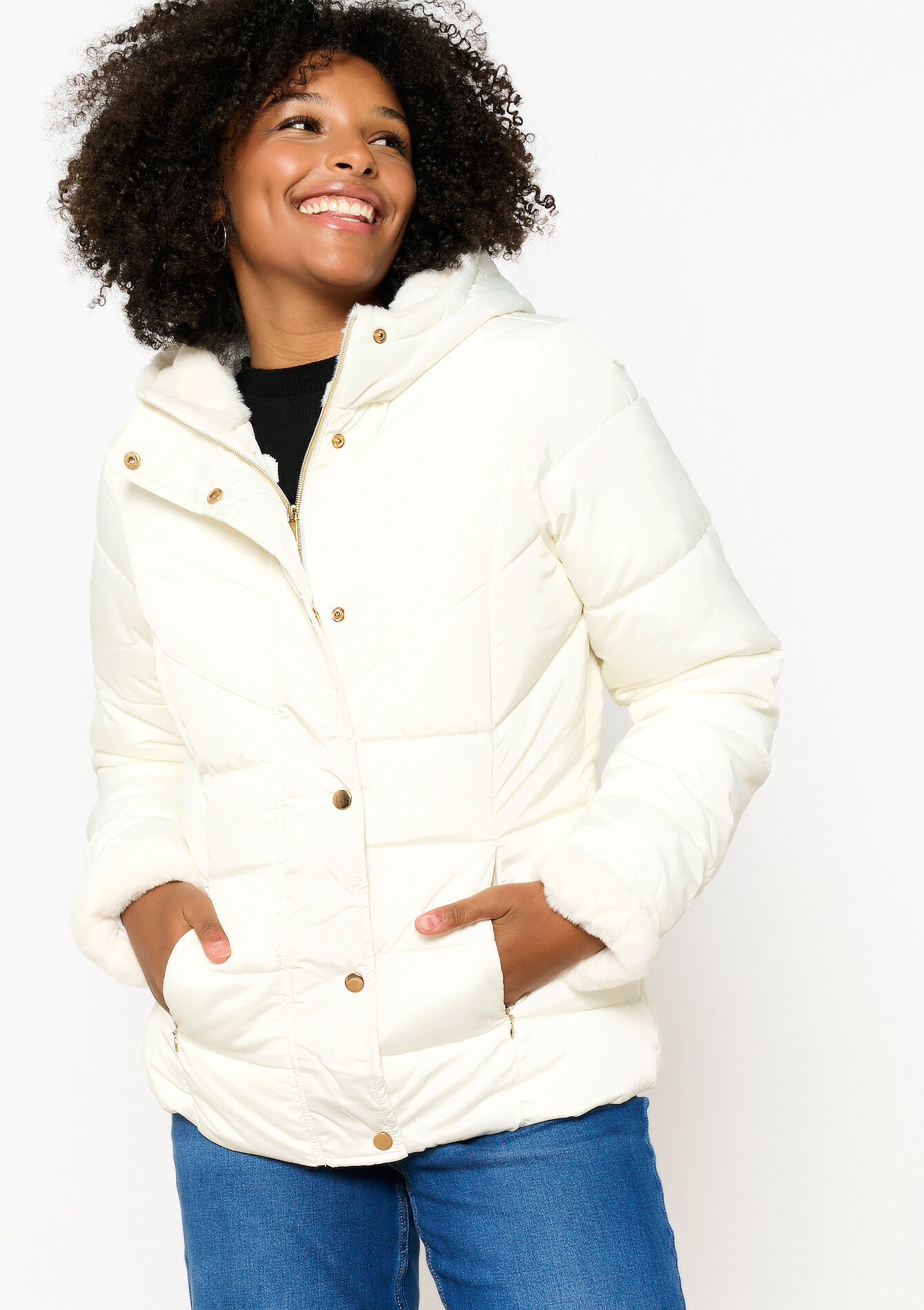 Veste matelassée, undefined - OFFWHITE - undefined