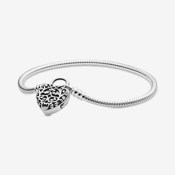 bracciale pandora con chiusura a cuore bracciale pandora con chiusura a cuore