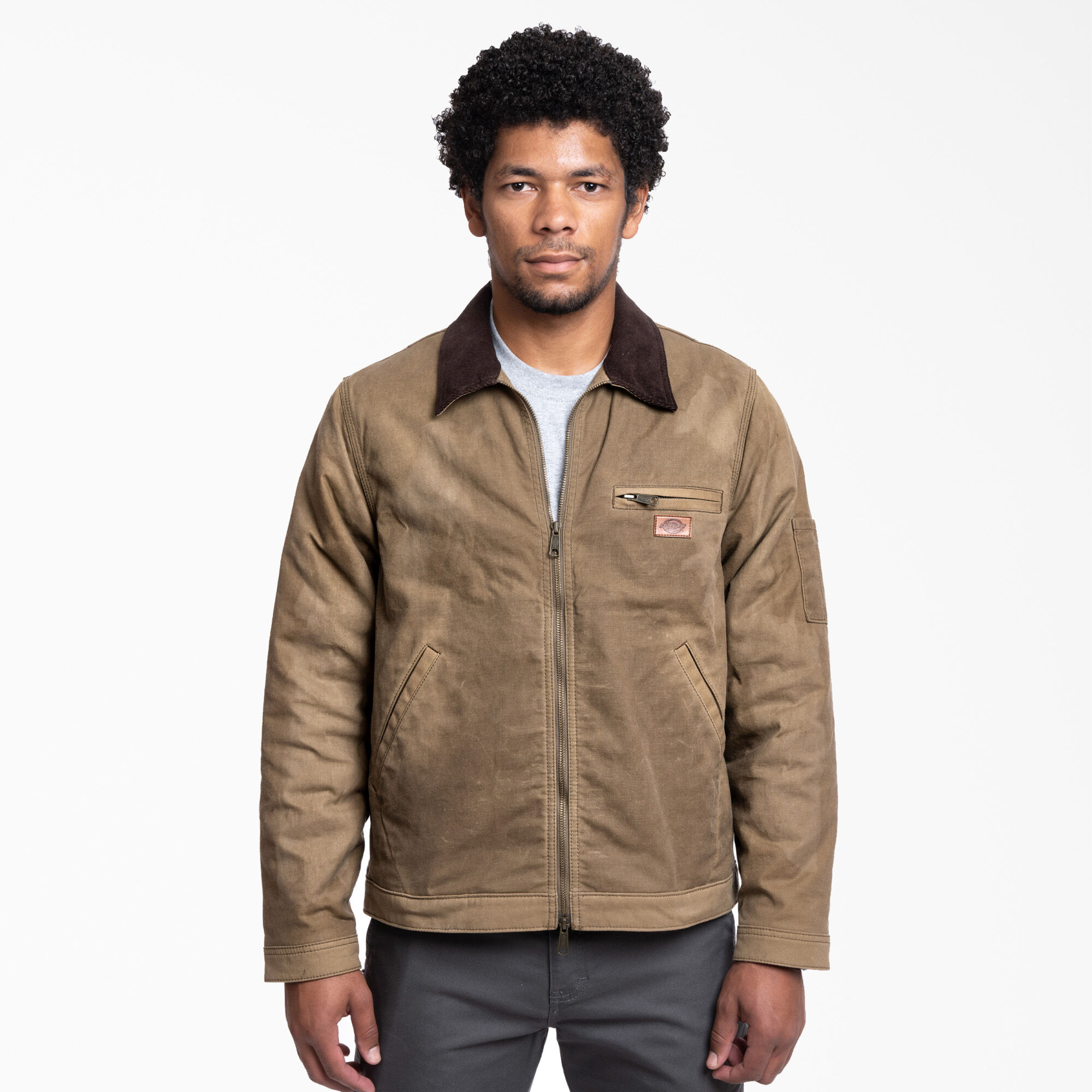 Waxed work jacket store